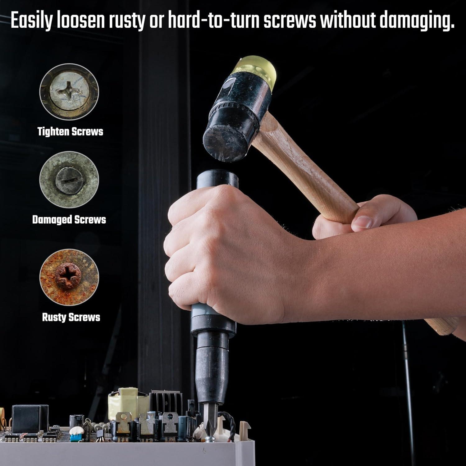 Juego de Destornillador de Impacto Manual DURATECH 1/2" 5 Piezas