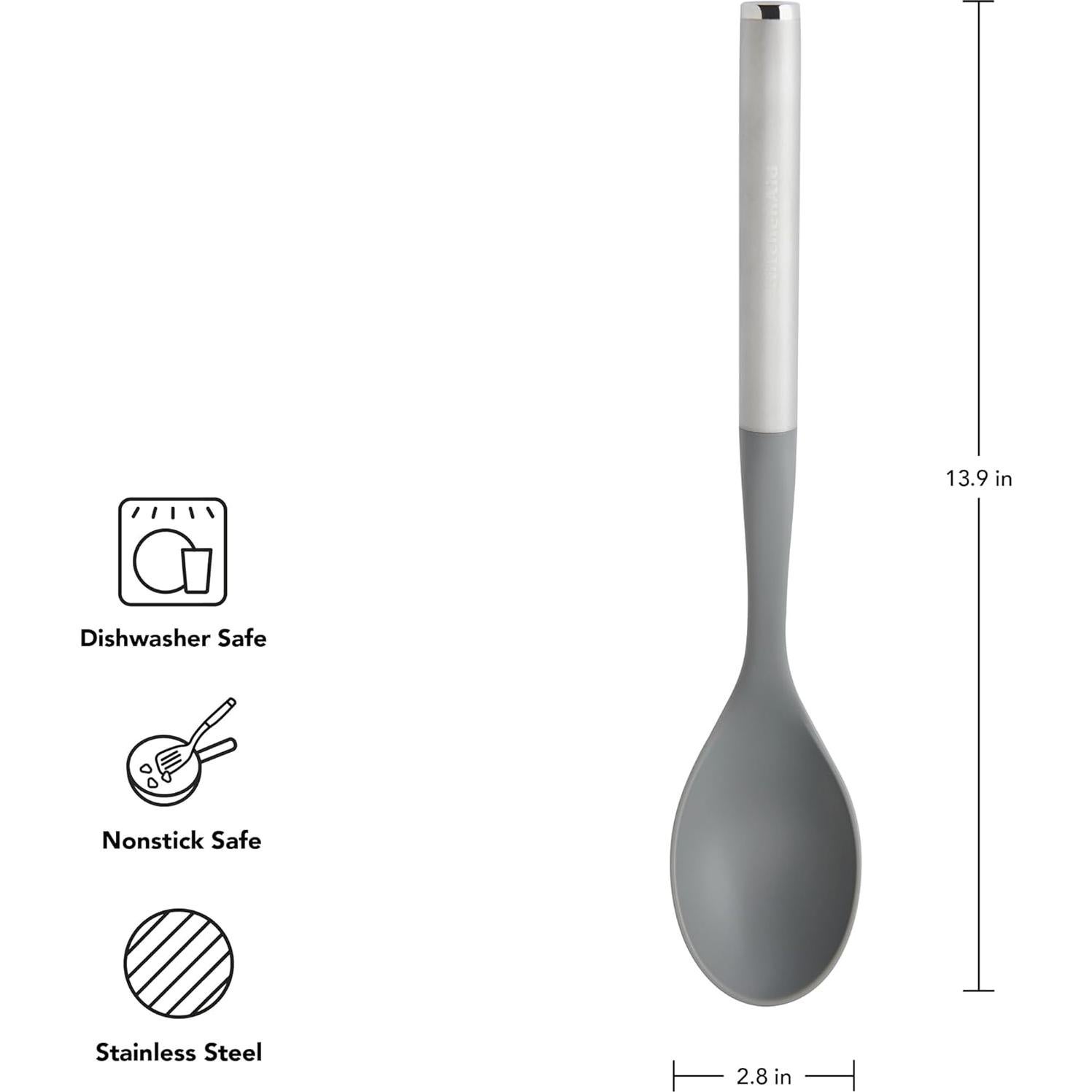 Cuchara de Basting KitchenAid Acero Inoxidable Apta Lavavajillas
