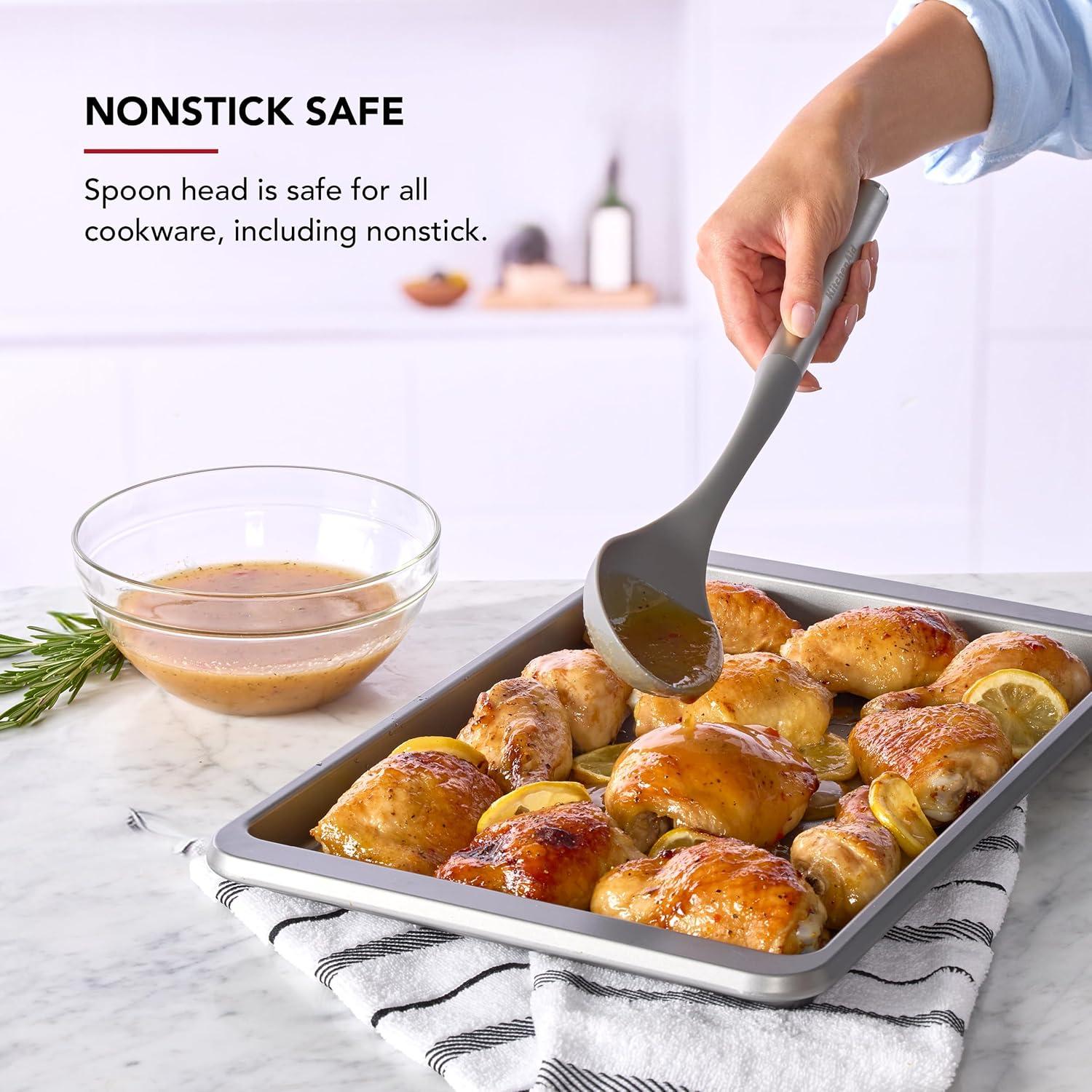 Cuchara de Basting KitchenAid Acero Inoxidable Apta Lavavajillas