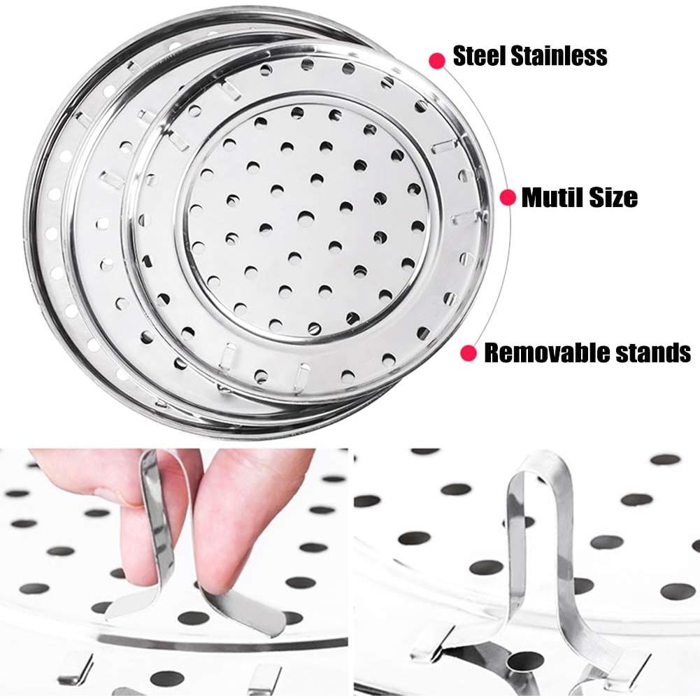 Soporte de Vapor Acero Inoxidable 4 Paquetes 19.3-26 cm