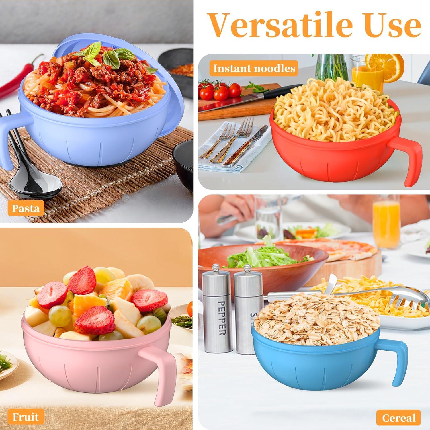 Set de Tazones de Ramen Steo Spce 40 oz con Utensilios Azul