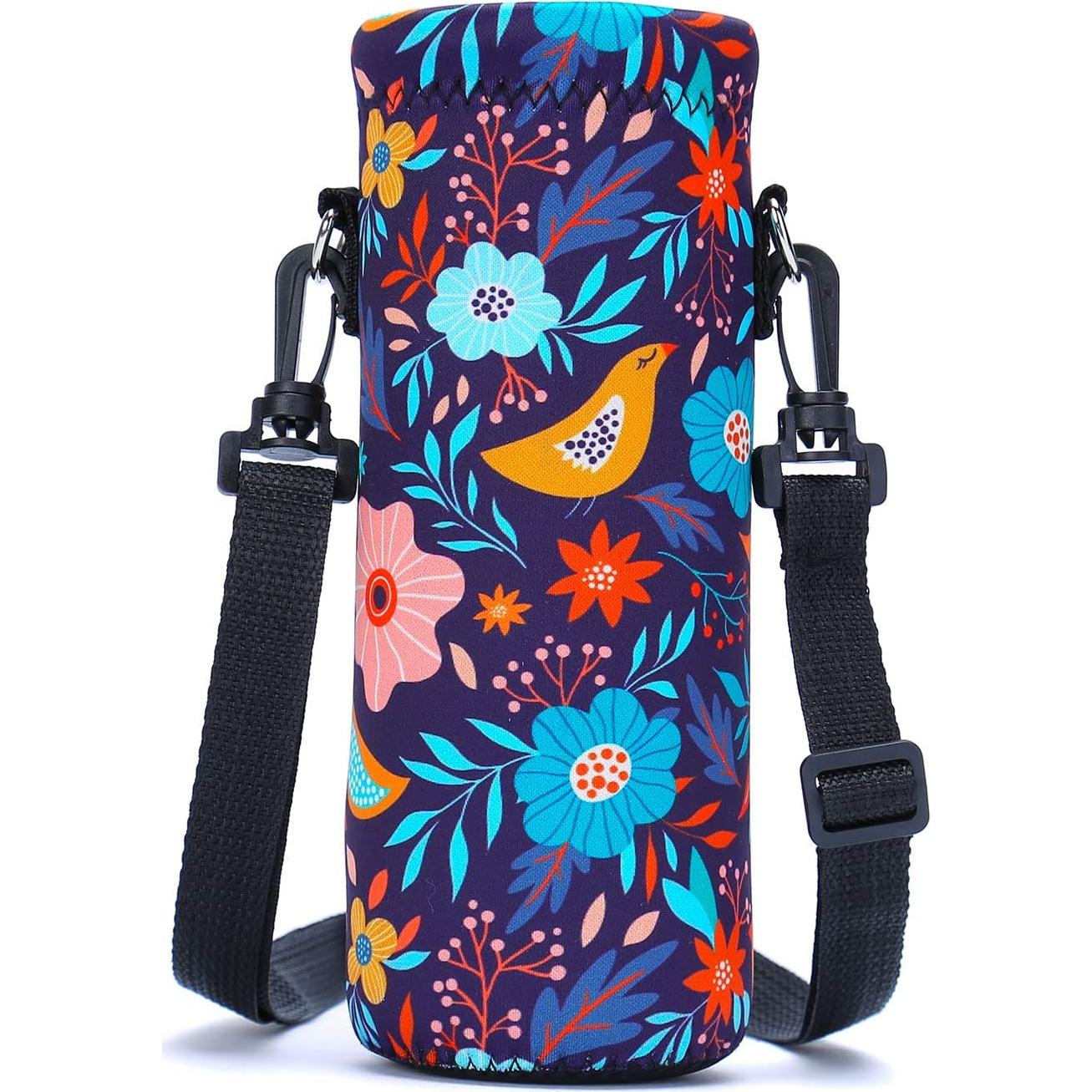 Bolsa Portabotellas Neopreno AMARY 500ML Aves con Correa