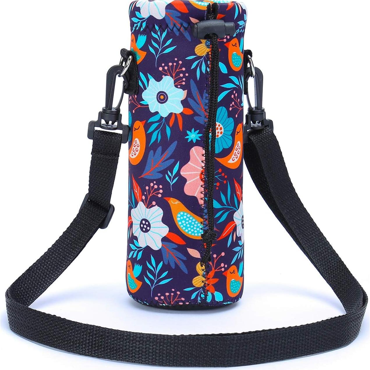 Bolsa Portabotellas Neopreno AMARY 500ML Aves con Correa