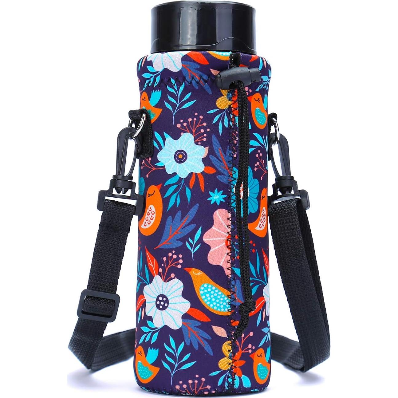 Bolsa Portabotellas Neopreno AMARY 500ML Aves con Correa