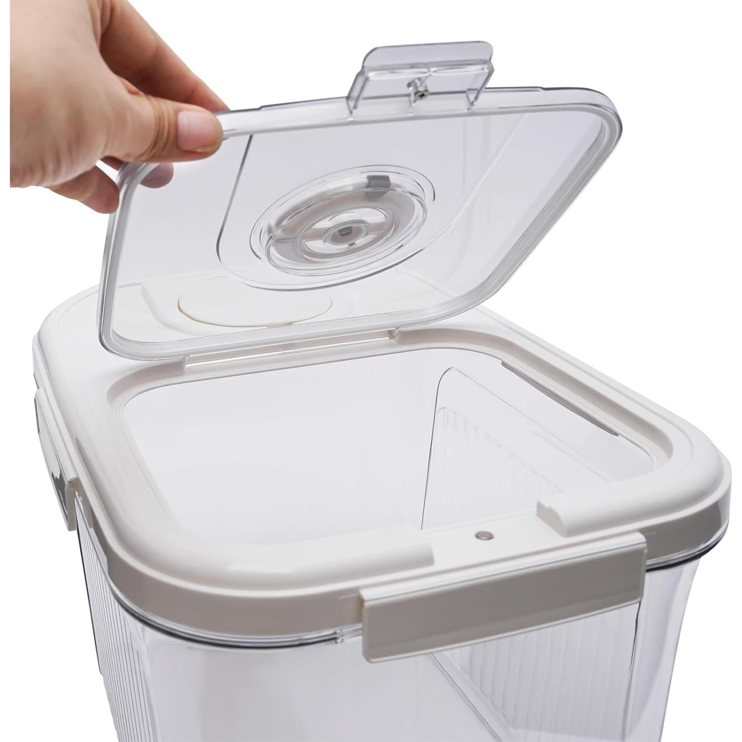 Contenedor de Alimentos HGANBZHS 10kg con Tapa y Taza Medidora