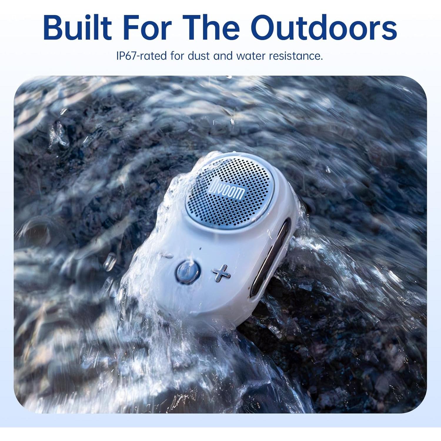 Divoom Itour-S Altavoz Bluetooth Mini Impermeable 10h