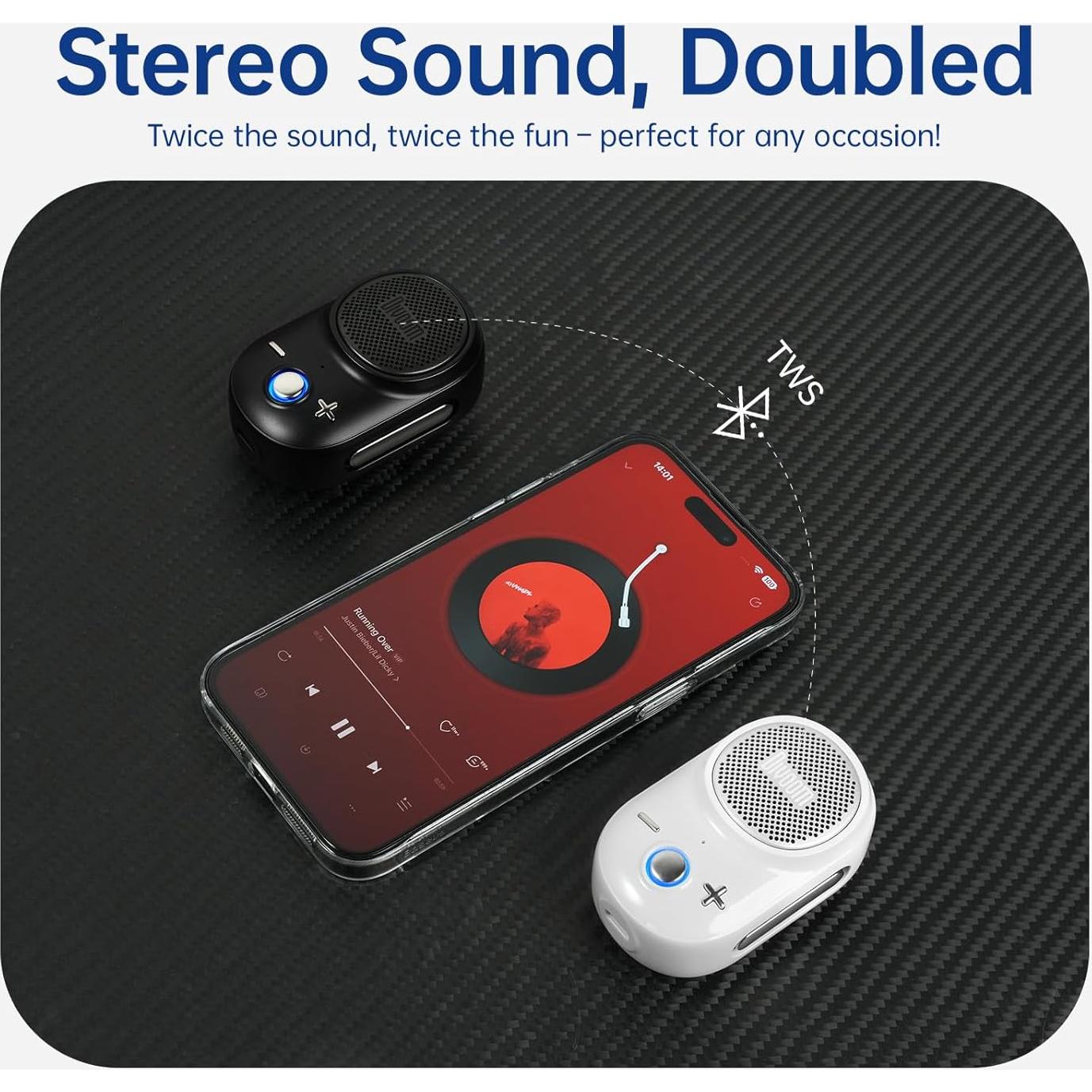 Divoom Itour-S Altavoz Bluetooth Mini Impermeable 10h