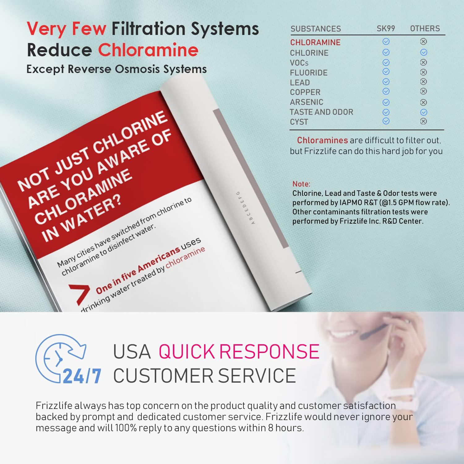 Filtro de Agua Bajo Fregadero Frizzlife SK99 - Conexión Directa