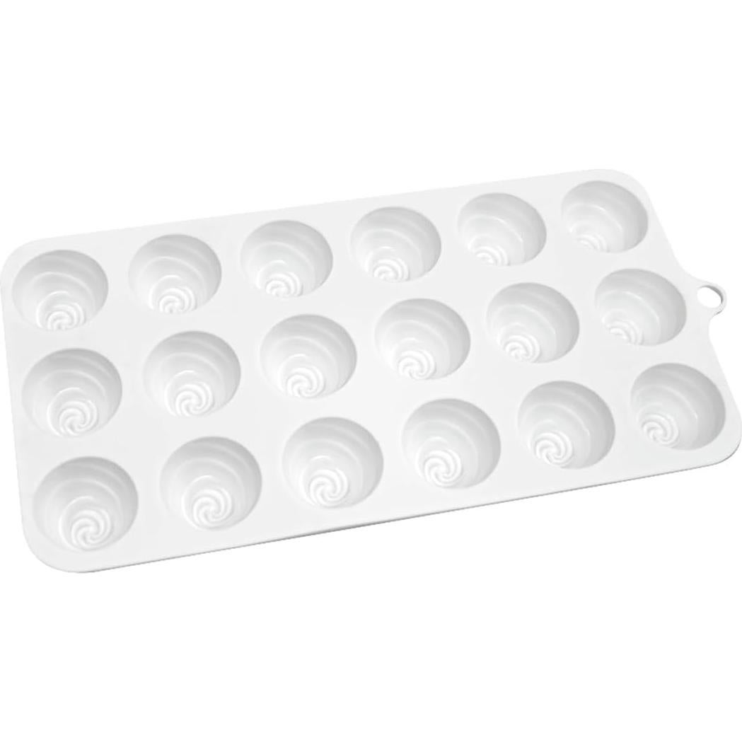 Molde de Silicona TUKE Mini Pastel Flor Espiral 22.5x11.2 cm