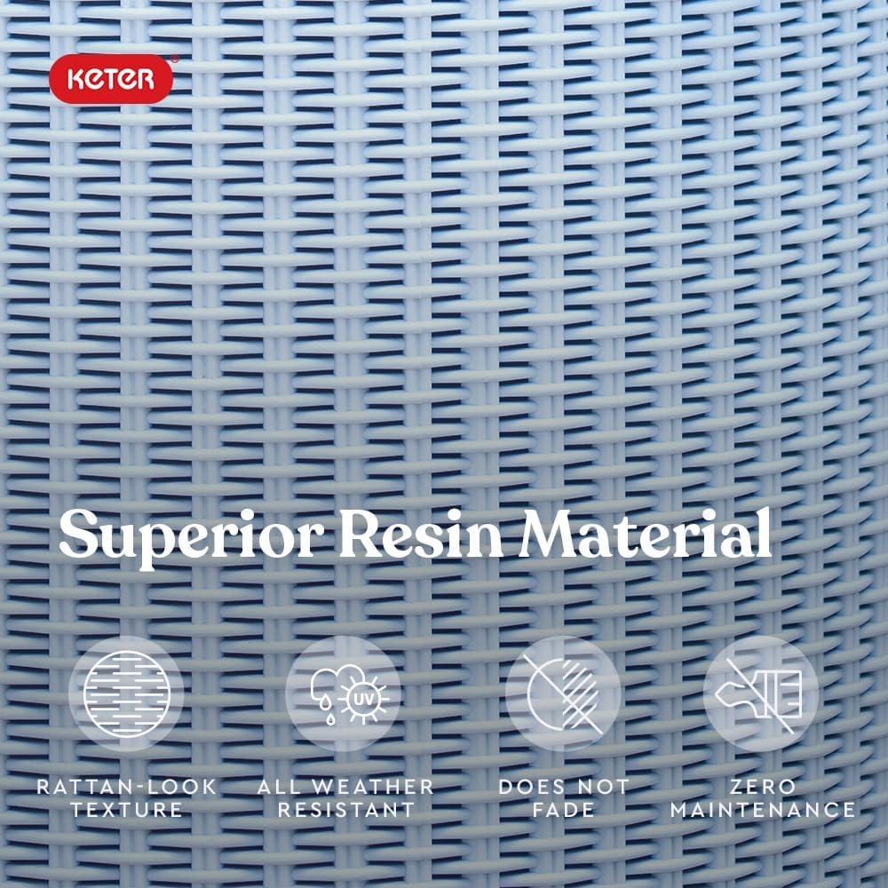 Mesa Enfriadora Lateral Keter 39L Gris Azulado 3 en 1