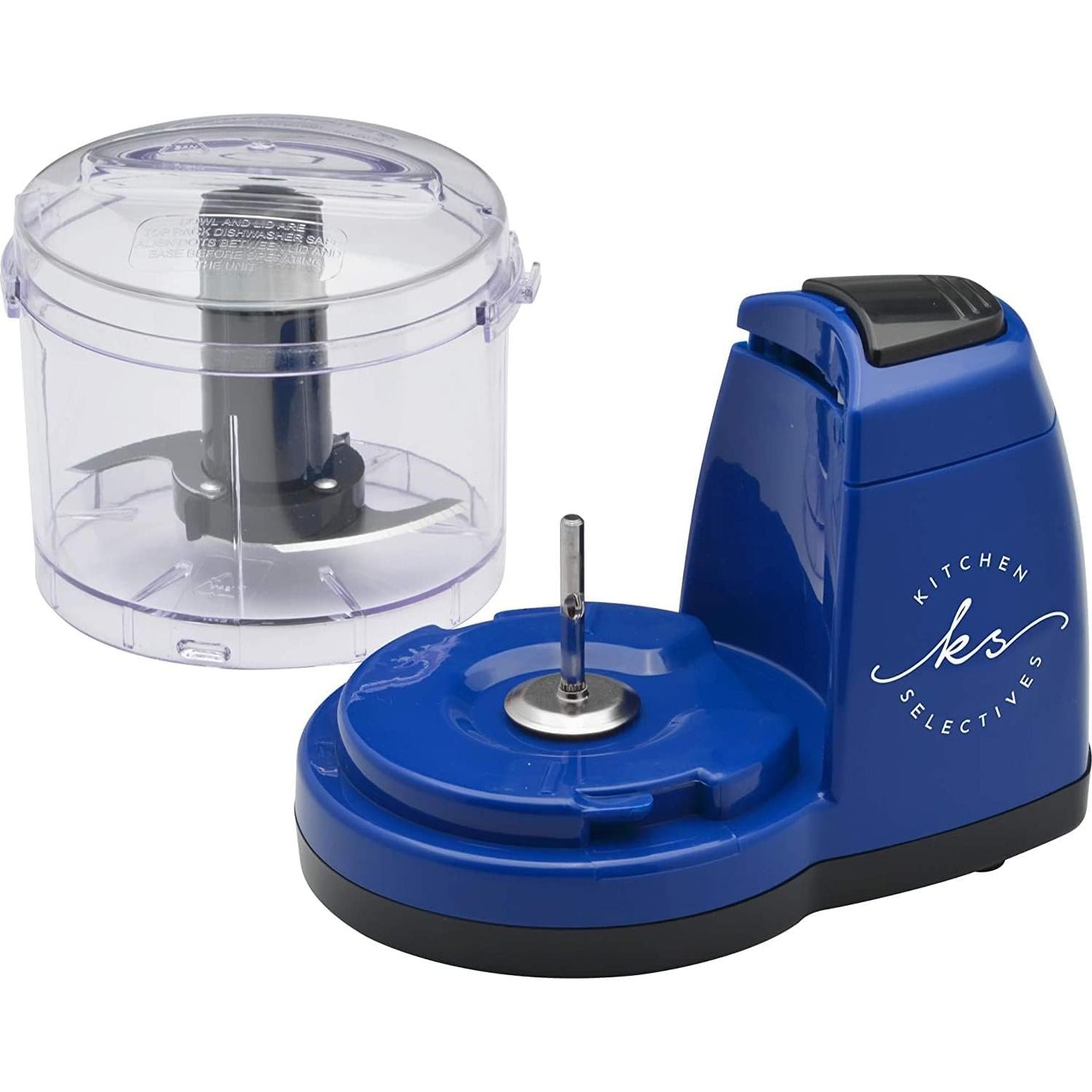Mini Picador Eléctrico Kitchen Selectives 1.5 Tazas Azul