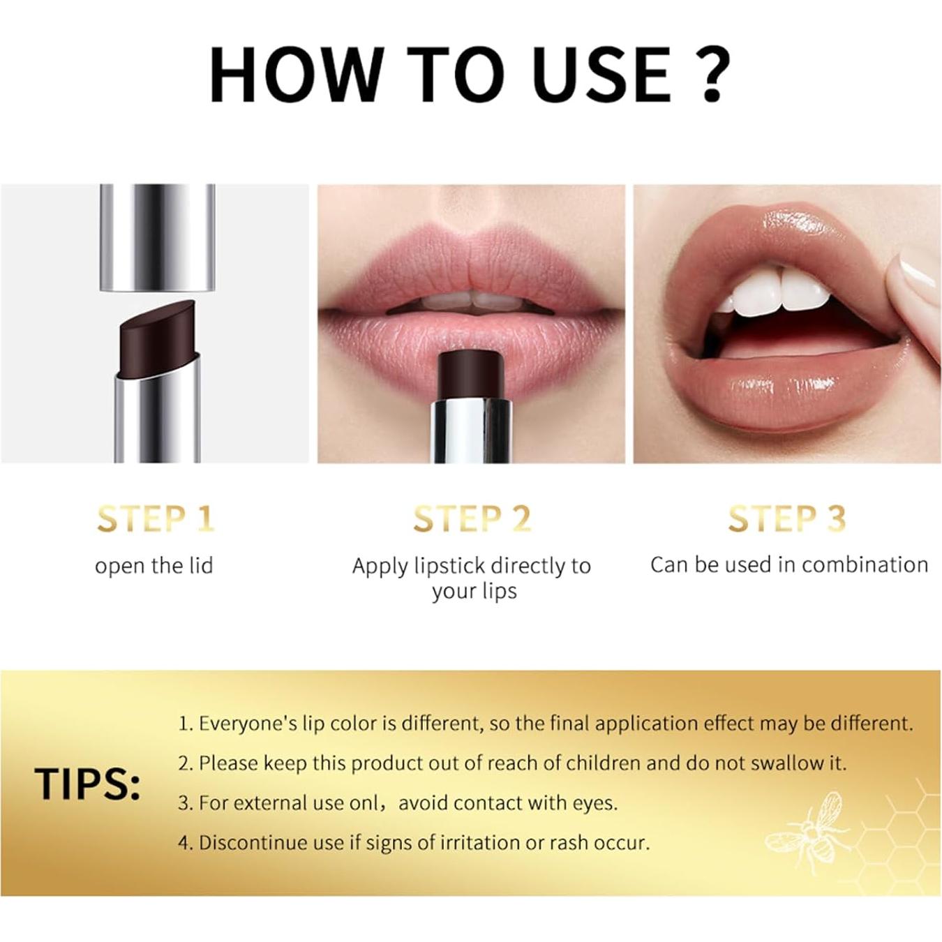 Bálsamo Labial Tinte Miel 2PCS - Hidratante y Nutritivo