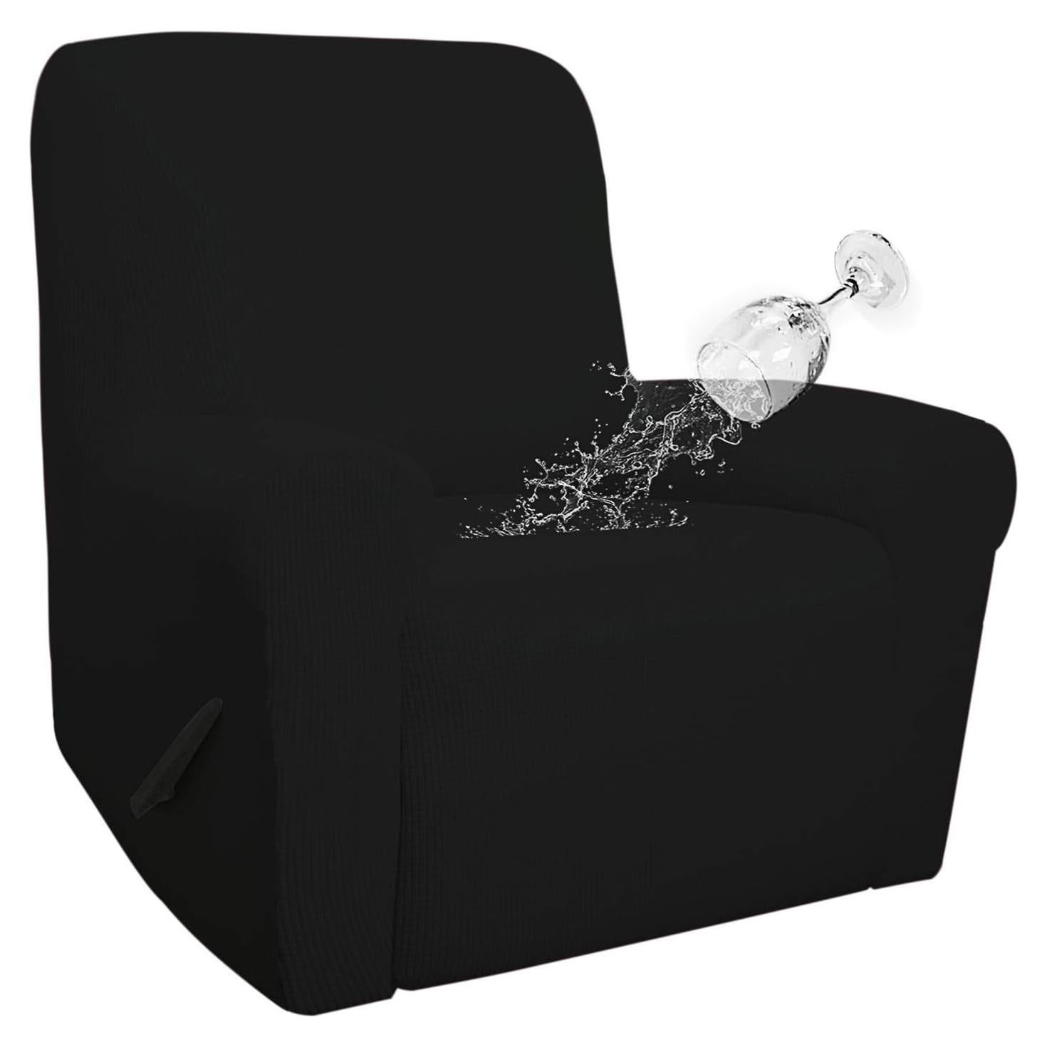 Funda de Sofá Reclinable Easy-Going Impermeable Negro