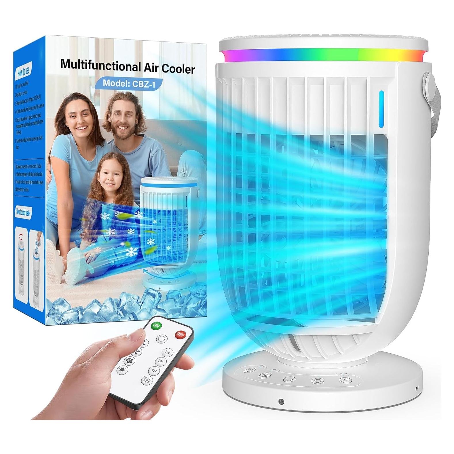 Aire Acondicionado Portátil JYew CBZ-1 4 en 1 con Humidificador