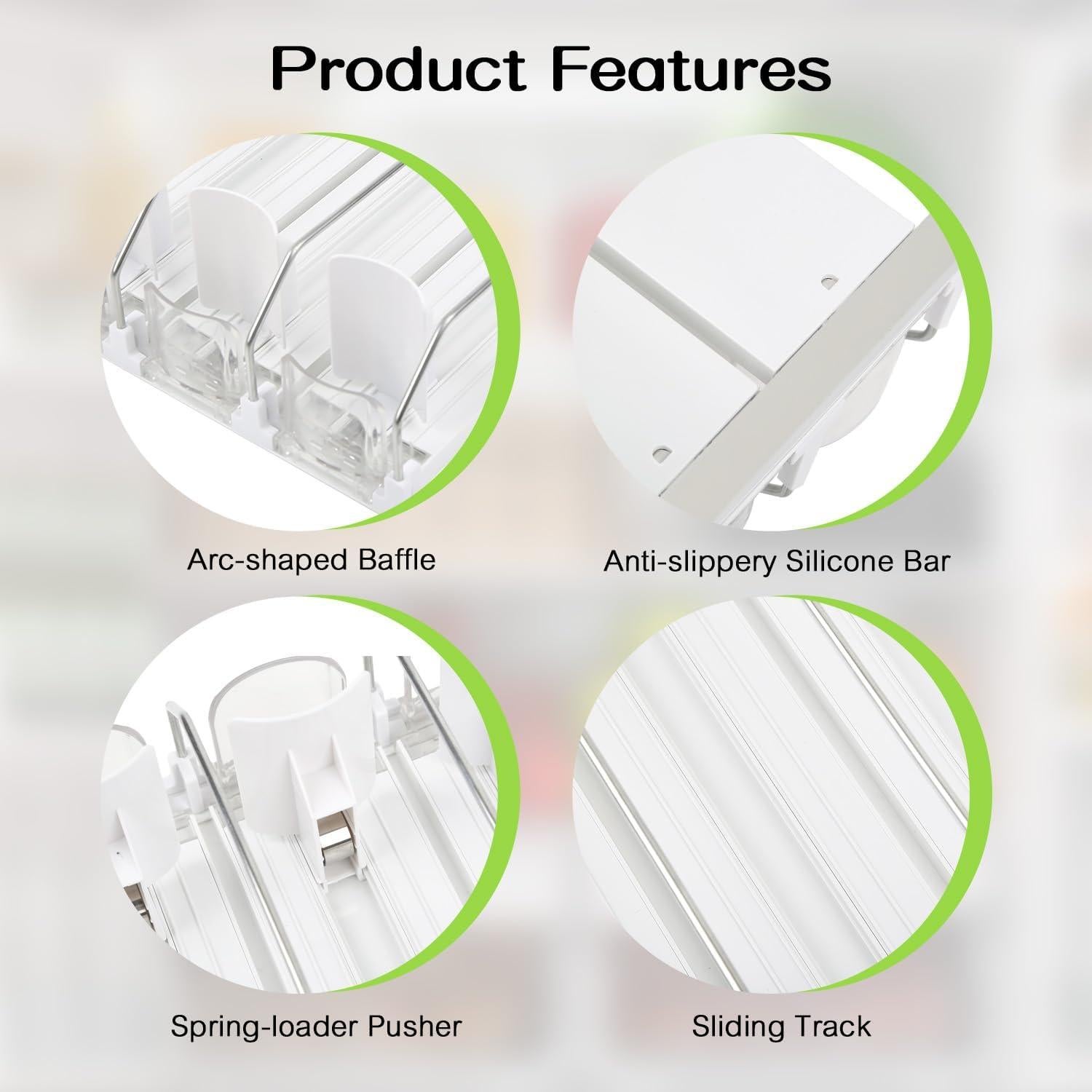 Dispensador de Latas BEHANT 3 Filas Automático Blanco 30.99 cm