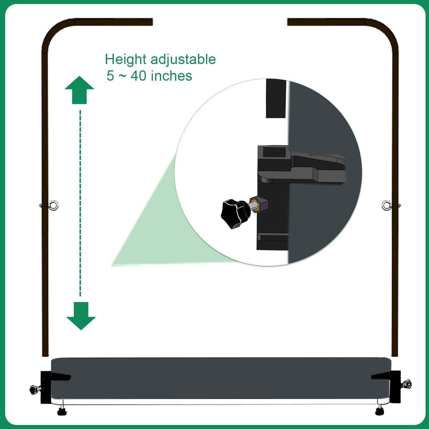 Brazo de Peluquería para Mascotas SHELANDY Ajustable 76-122cm