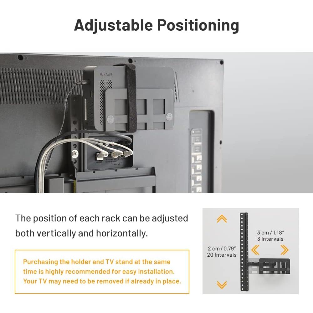 Soporte Multi-Dispositivo WALL con 4 Estantes para TV A2/V2/V3/V4/V5