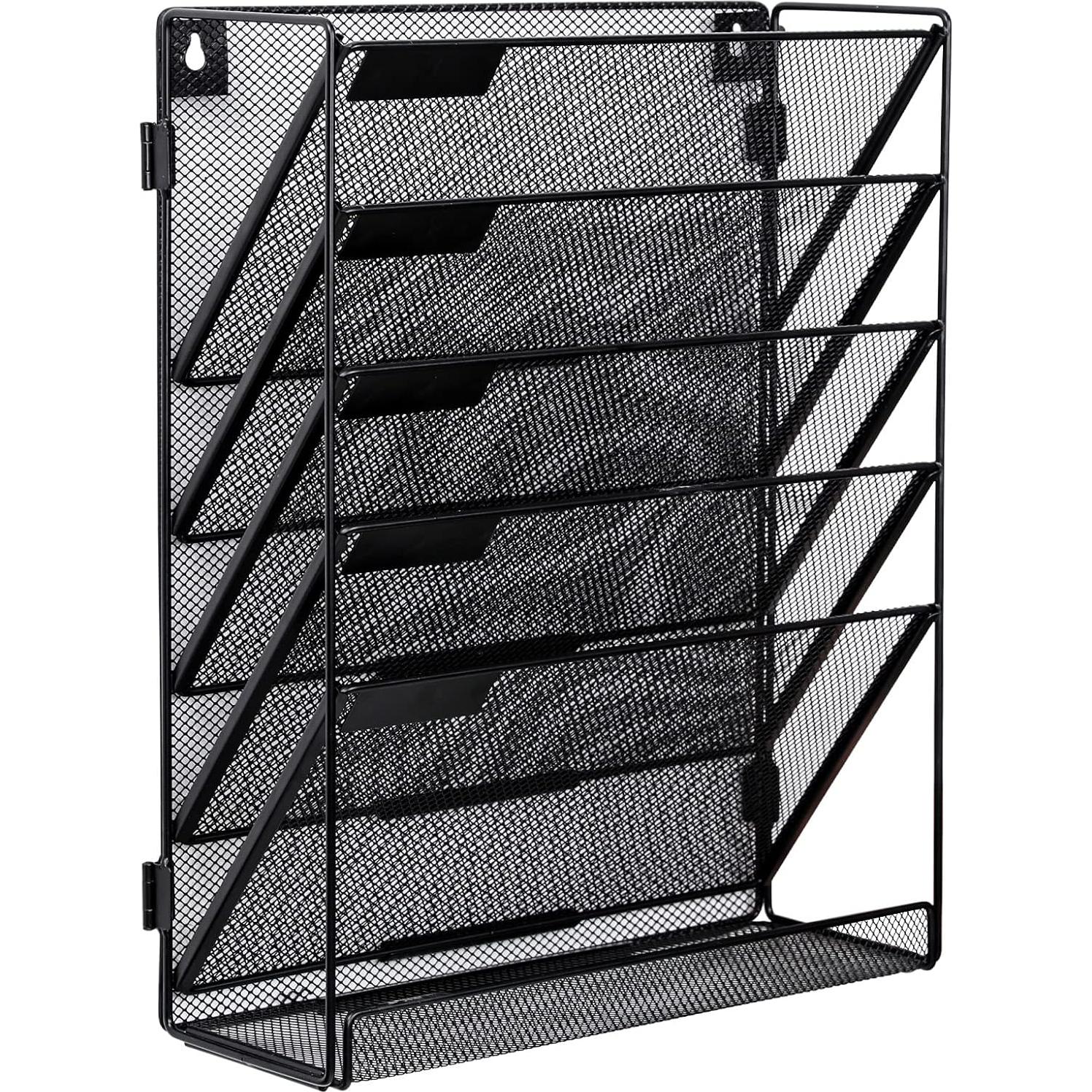 Organizador de Archivos de Malla EasyPAG 5 Niveles Negro - Paquete de 2