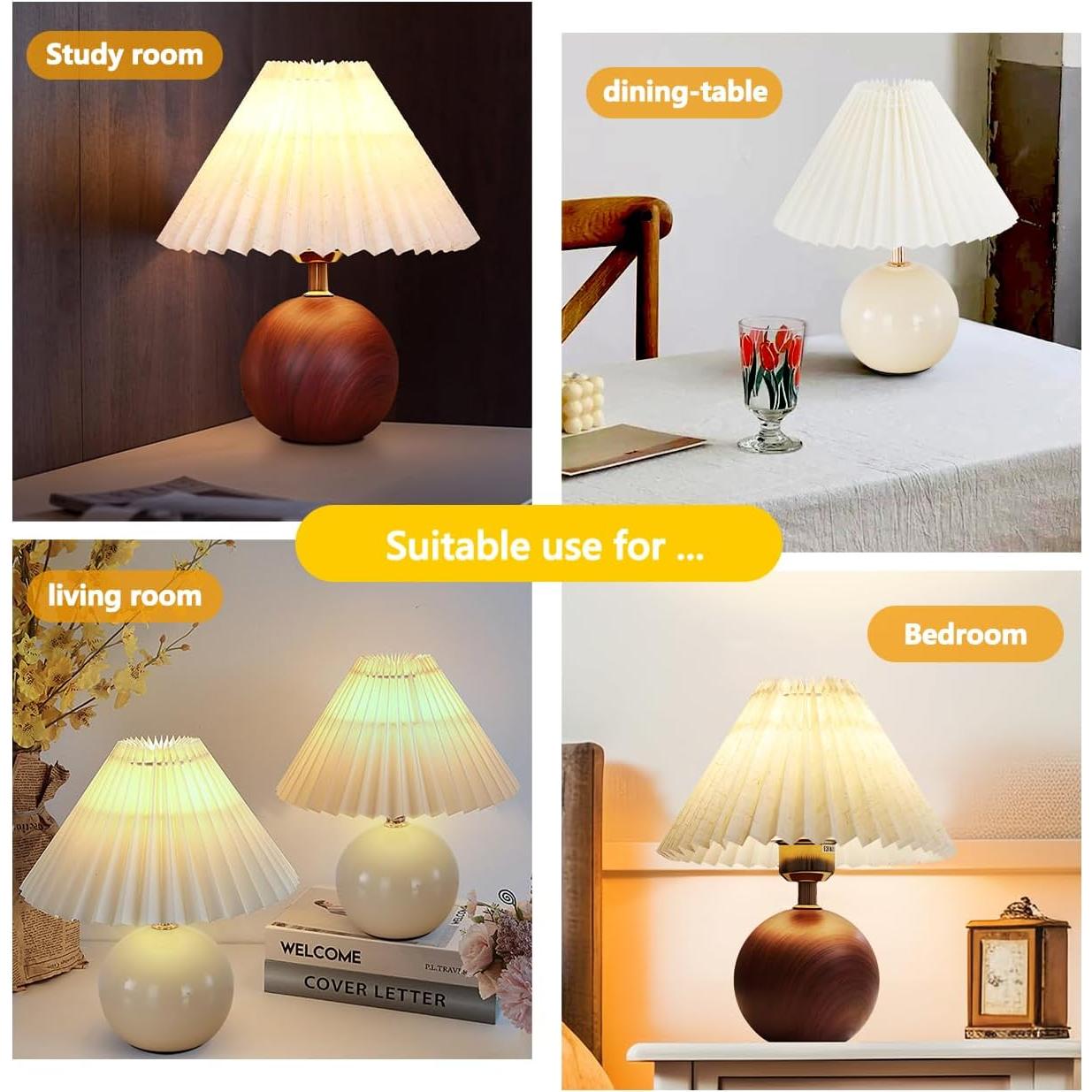 Lámpara de Mesa Cerámica JUHOM TEMPLE-01 30cm LED