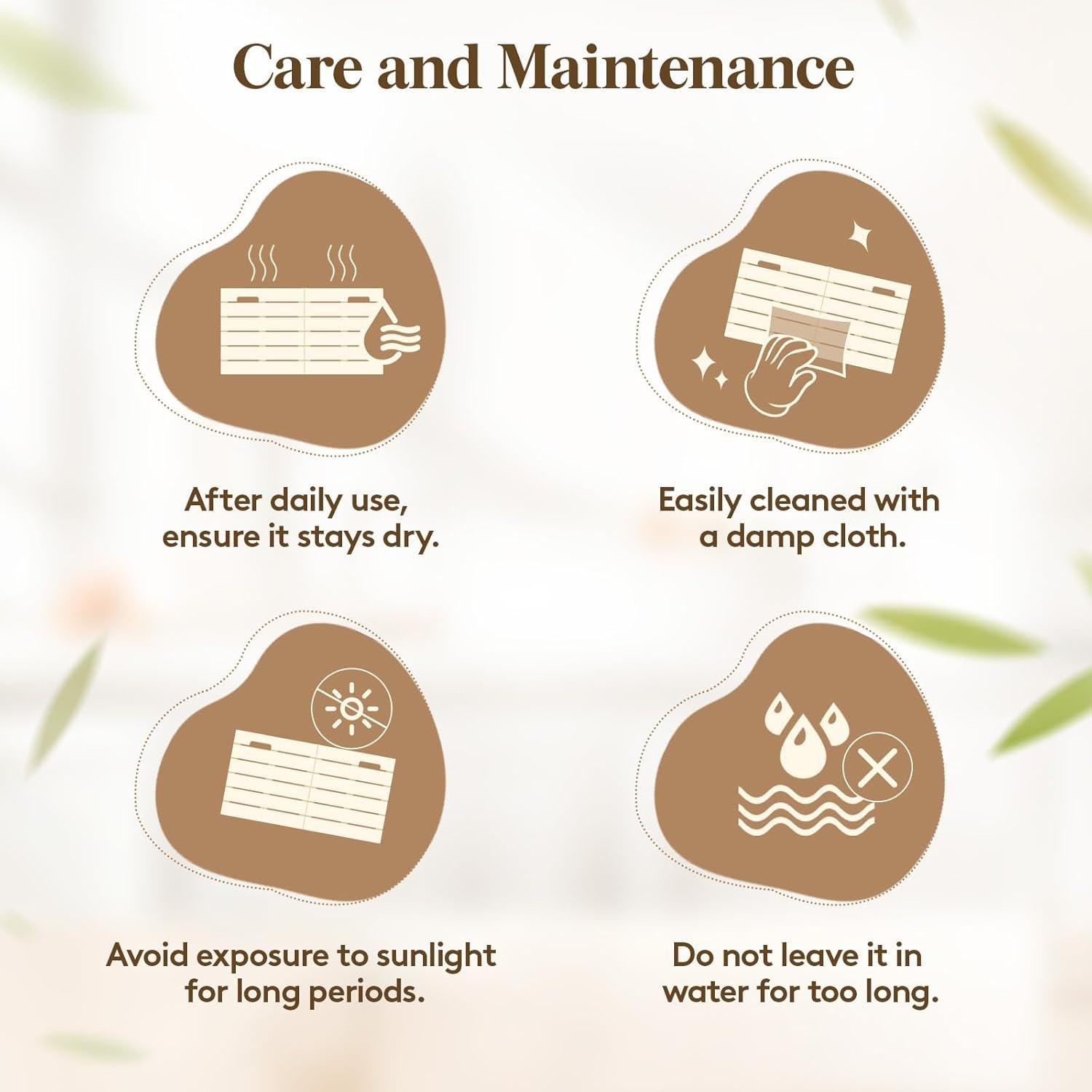 Alfombra de Baño Antideslizante Lifewit de Madera Negra 59x35 cm