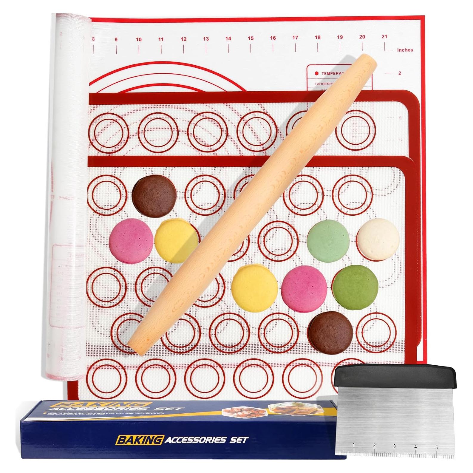 Conjunto de Tapetes de Silicona Nice Kitchen 4 en 1 para Hornear