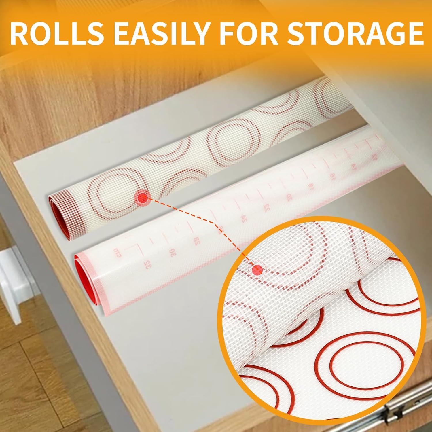 Conjunto de Tapetes de Silicona Nice Kitchen 4 en 1 para Hornear