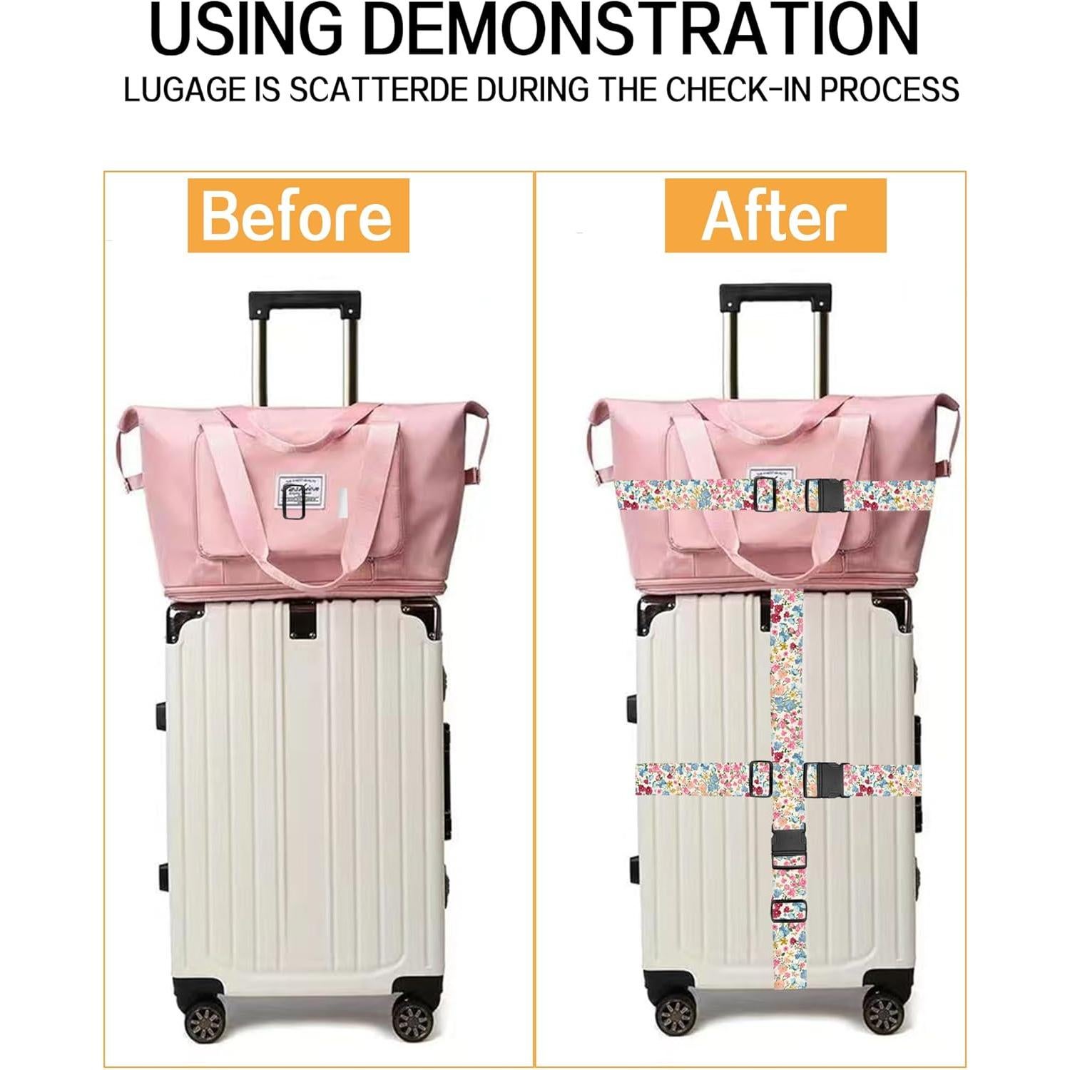 Correa de Equipaje Ajustable ASJHFDIR Lindo 1 Unidad