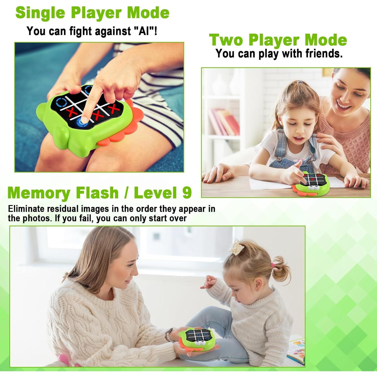 Juego Electrónico Faburo 3 en 1 Portátil para Niños