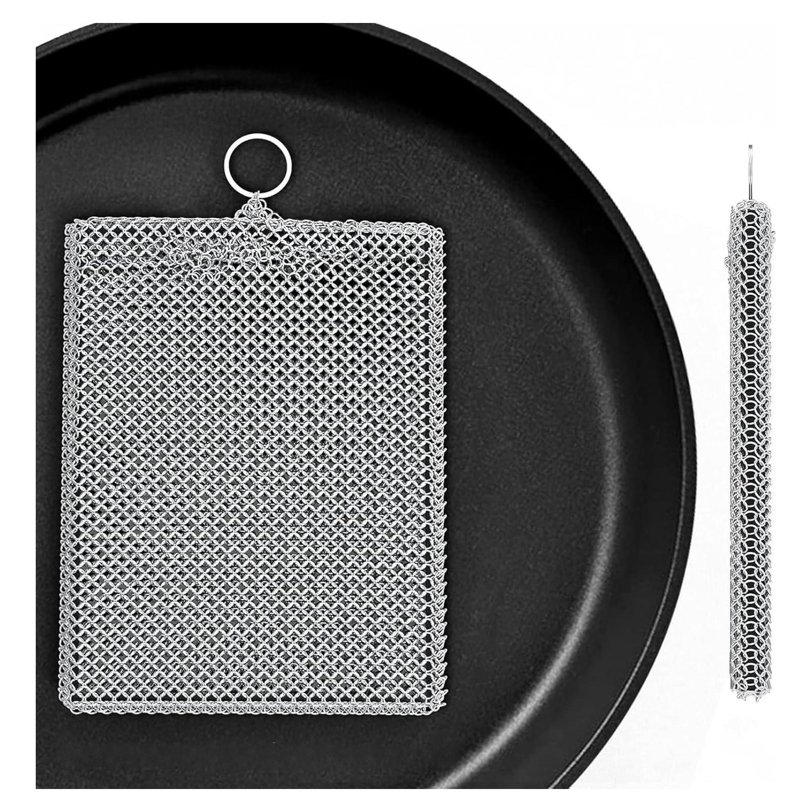 Limpiador de estropajo de acero inoxidable 316L Penhderm 8x10cm