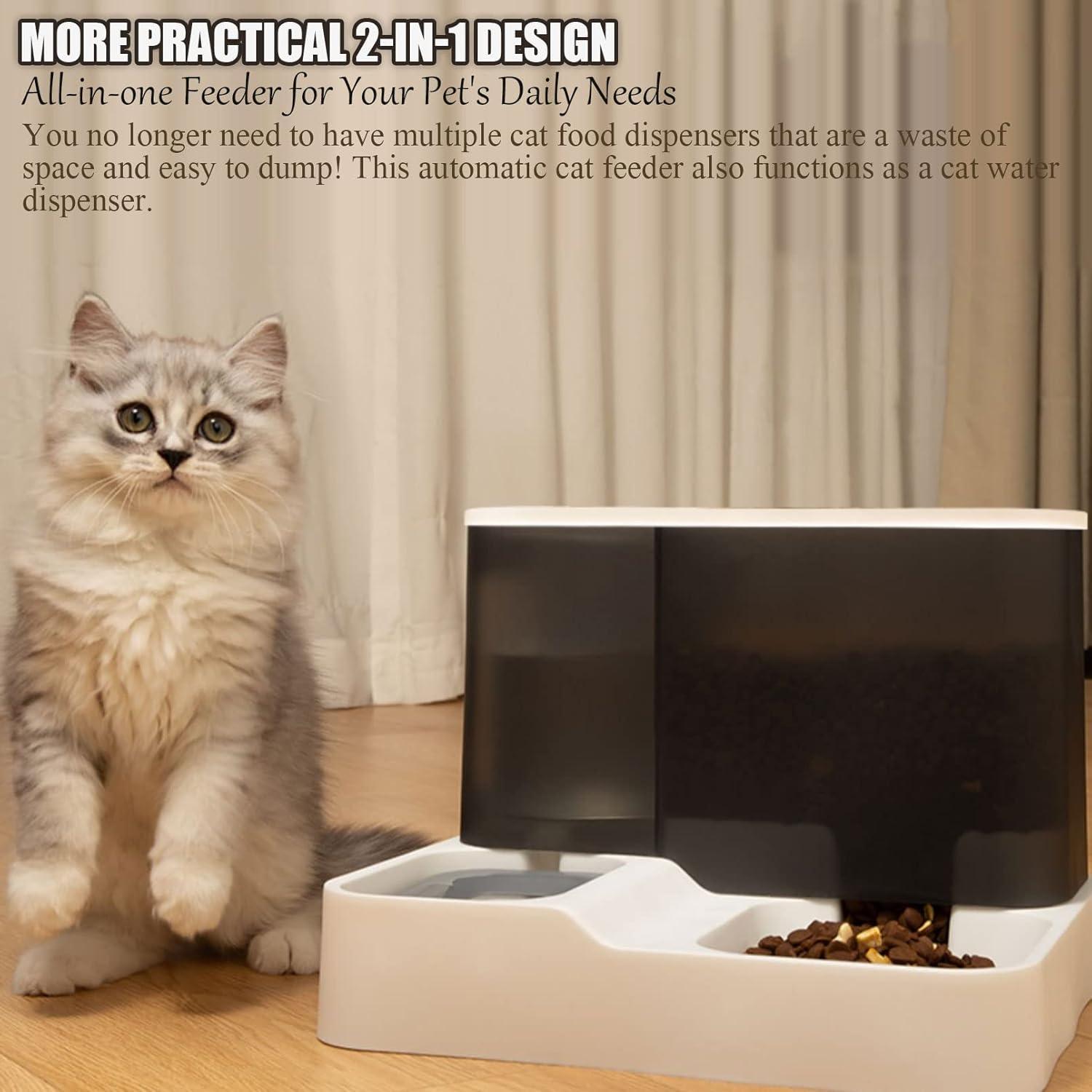 Comedero y Dispensador Automático de Agua Kathson 2 en 1 1L/2.8L