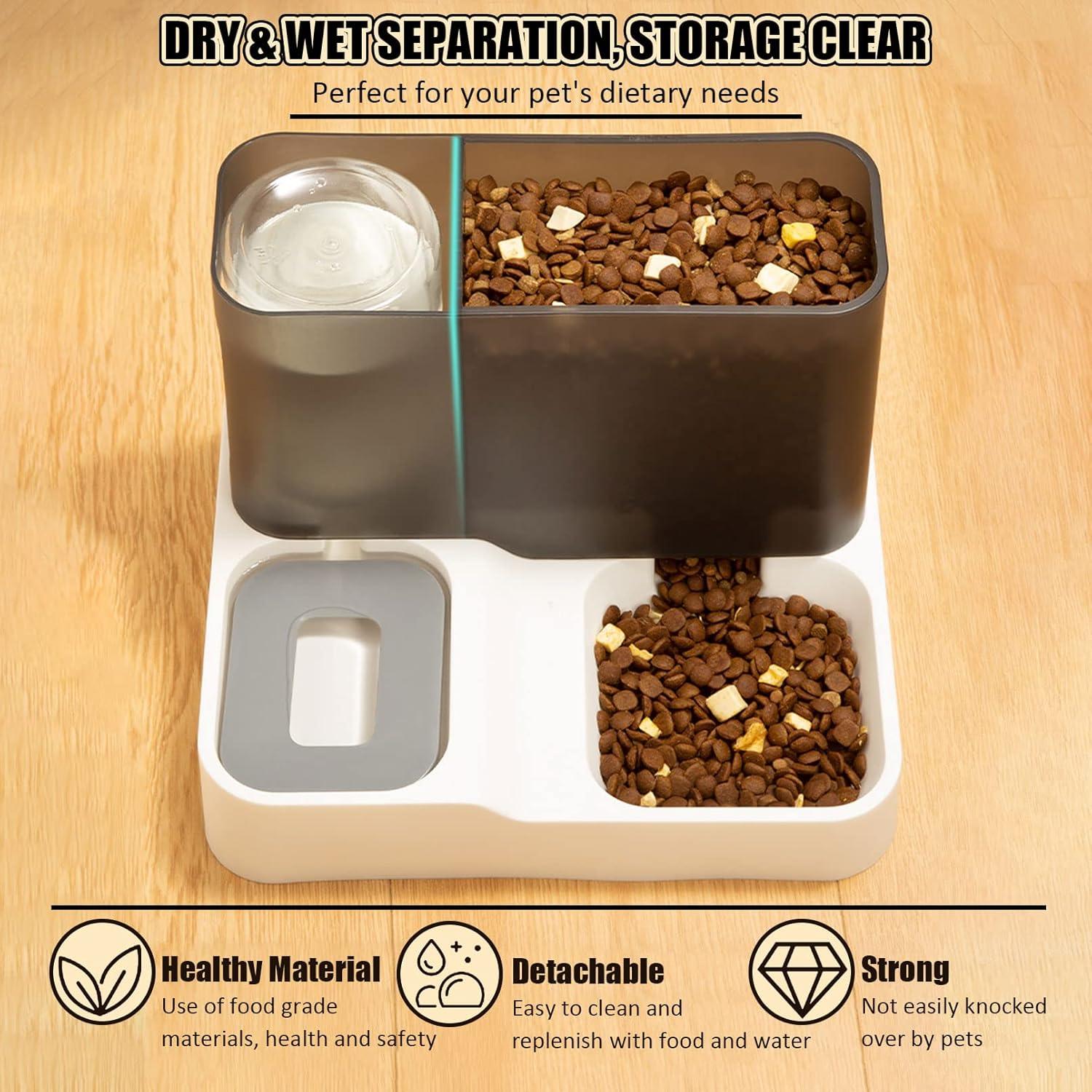 Comedero y Dispensador Automático de Agua Kathson 2 en 1 1L/2.8L