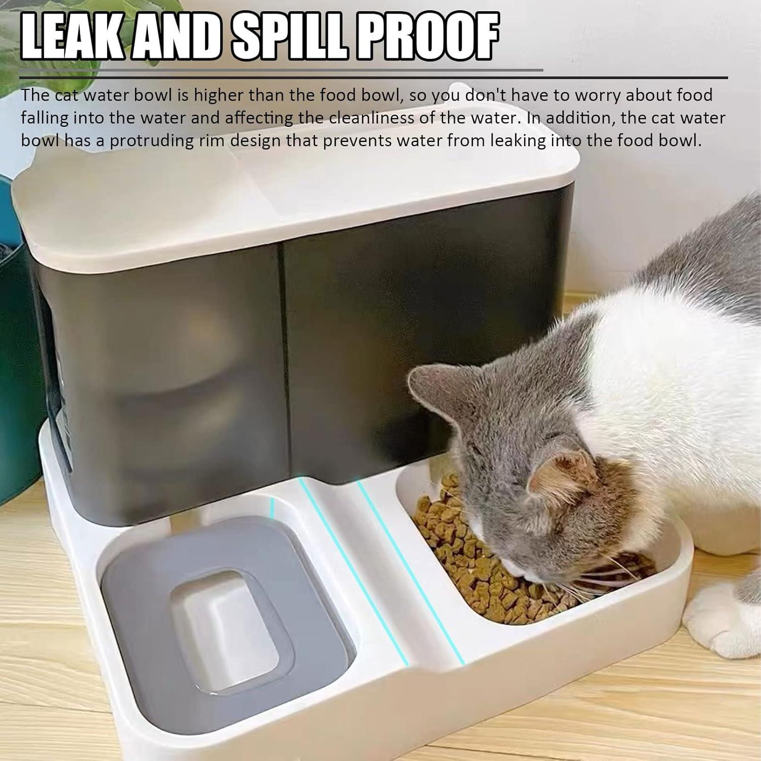 Comedero y Dispensador Automático de Agua Kathson 2 en 1 1L/2.8L