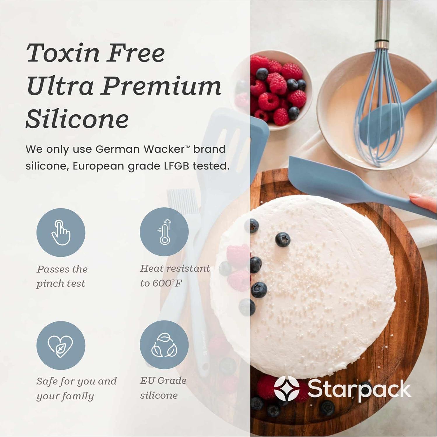 Batidor de Silicona StarPack Home 24.9 cm Resistente al Calor