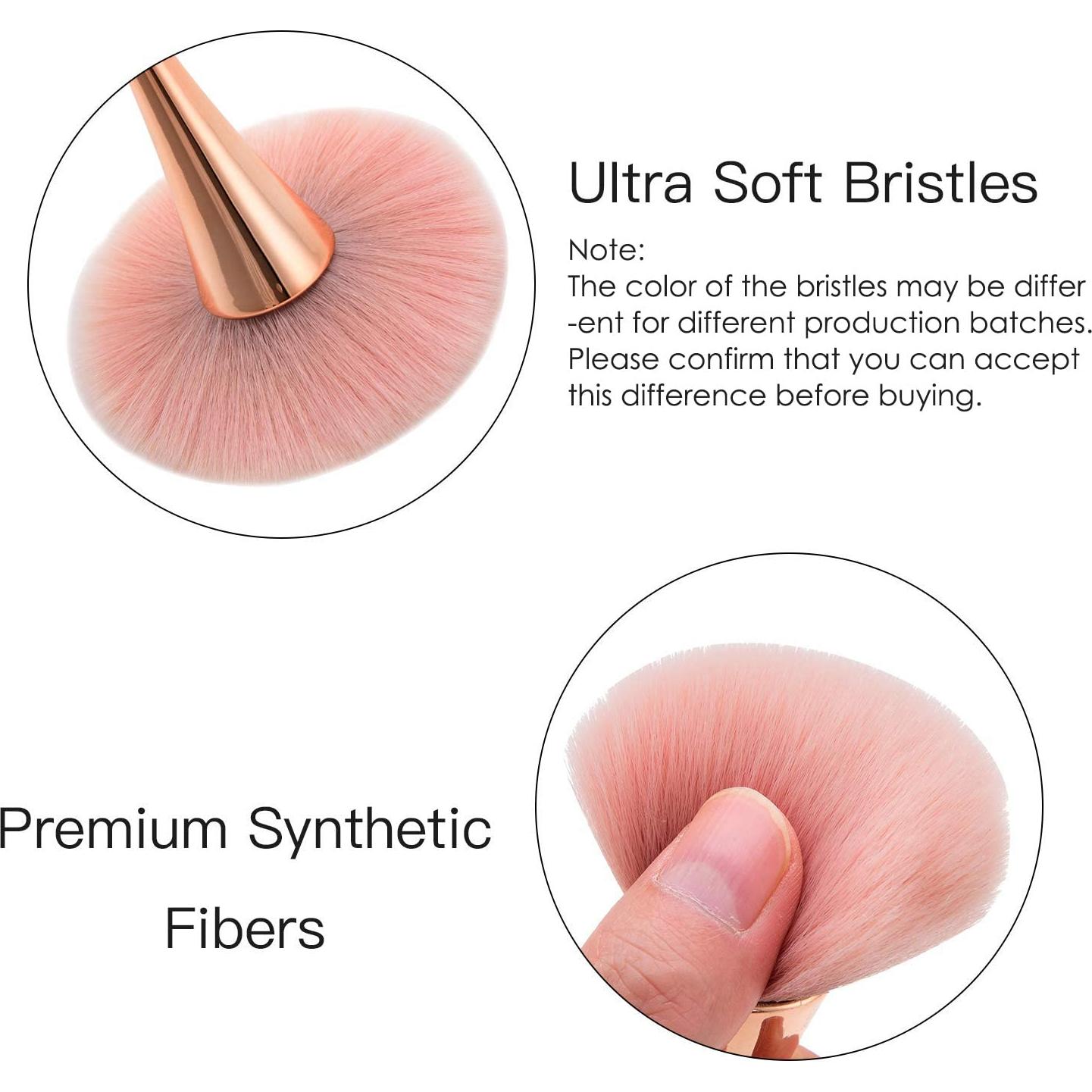 Brocha de Maquillaje Profesional Jutoe Grande para Polvo