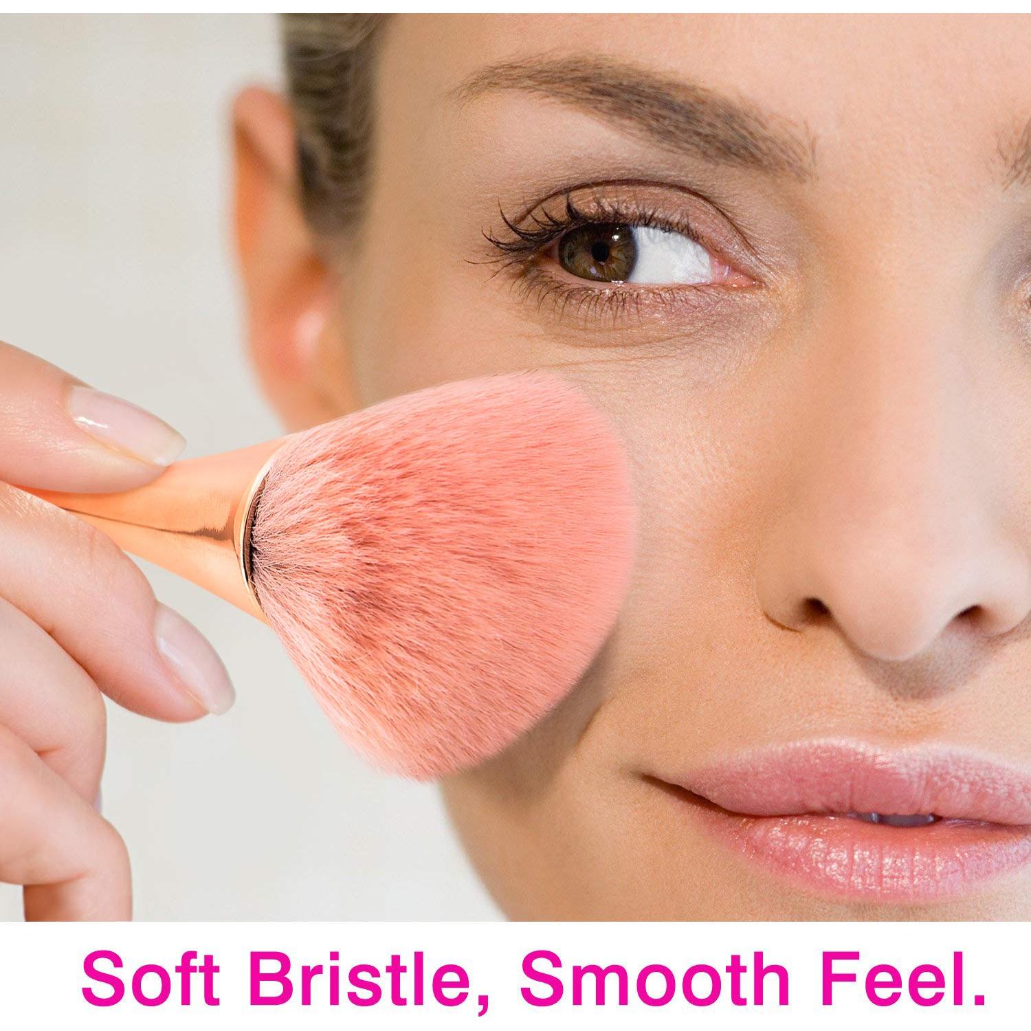 Brocha de Maquillaje Profesional Jutoe Grande para Polvo