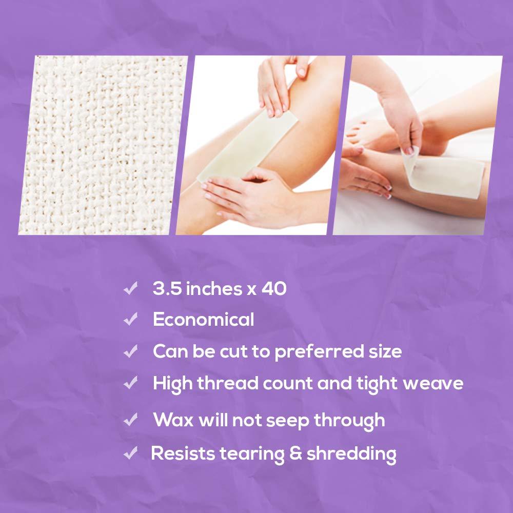 Rollo de Tela Muslín Satin Smooth 8.89 cm x 36.57 m para Depilación