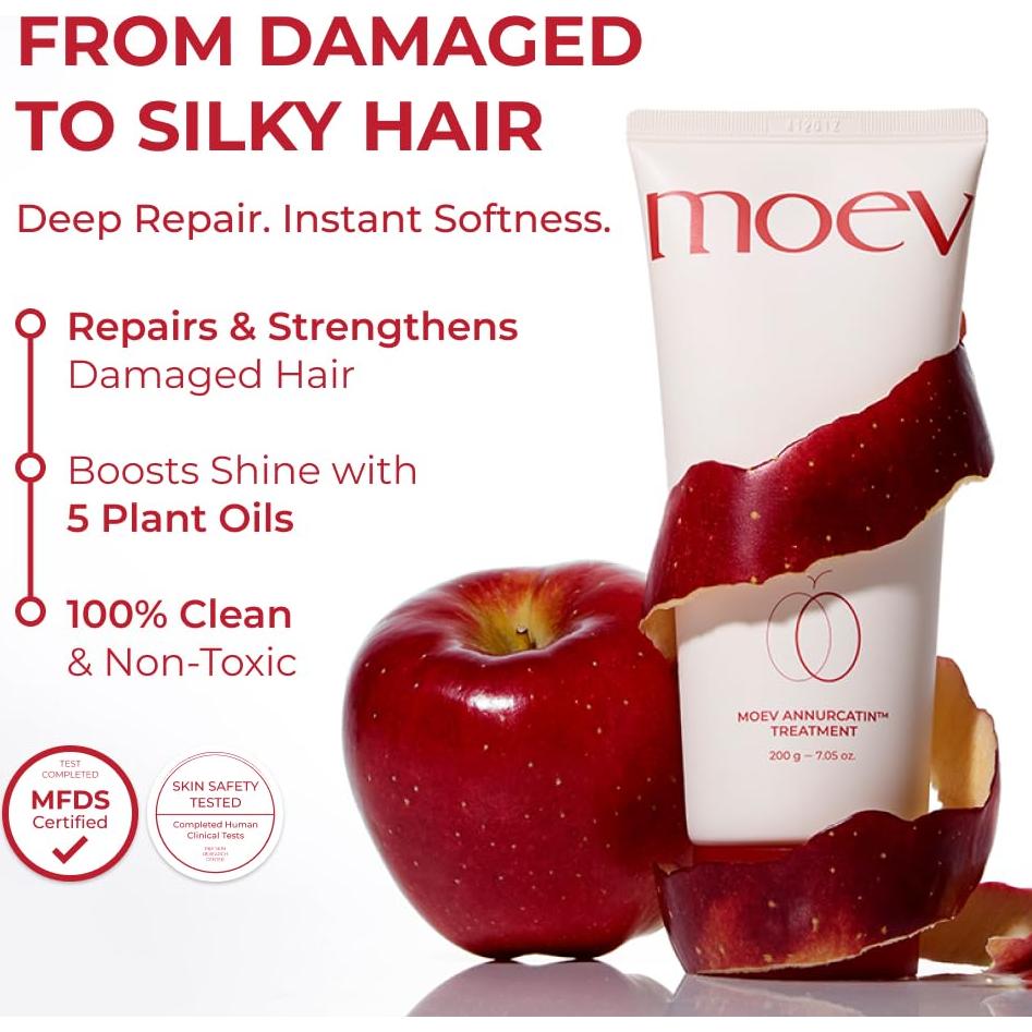 Mascarilla Capilar MOEV ANNURCATIN 200 ml - Hidratación Manzana