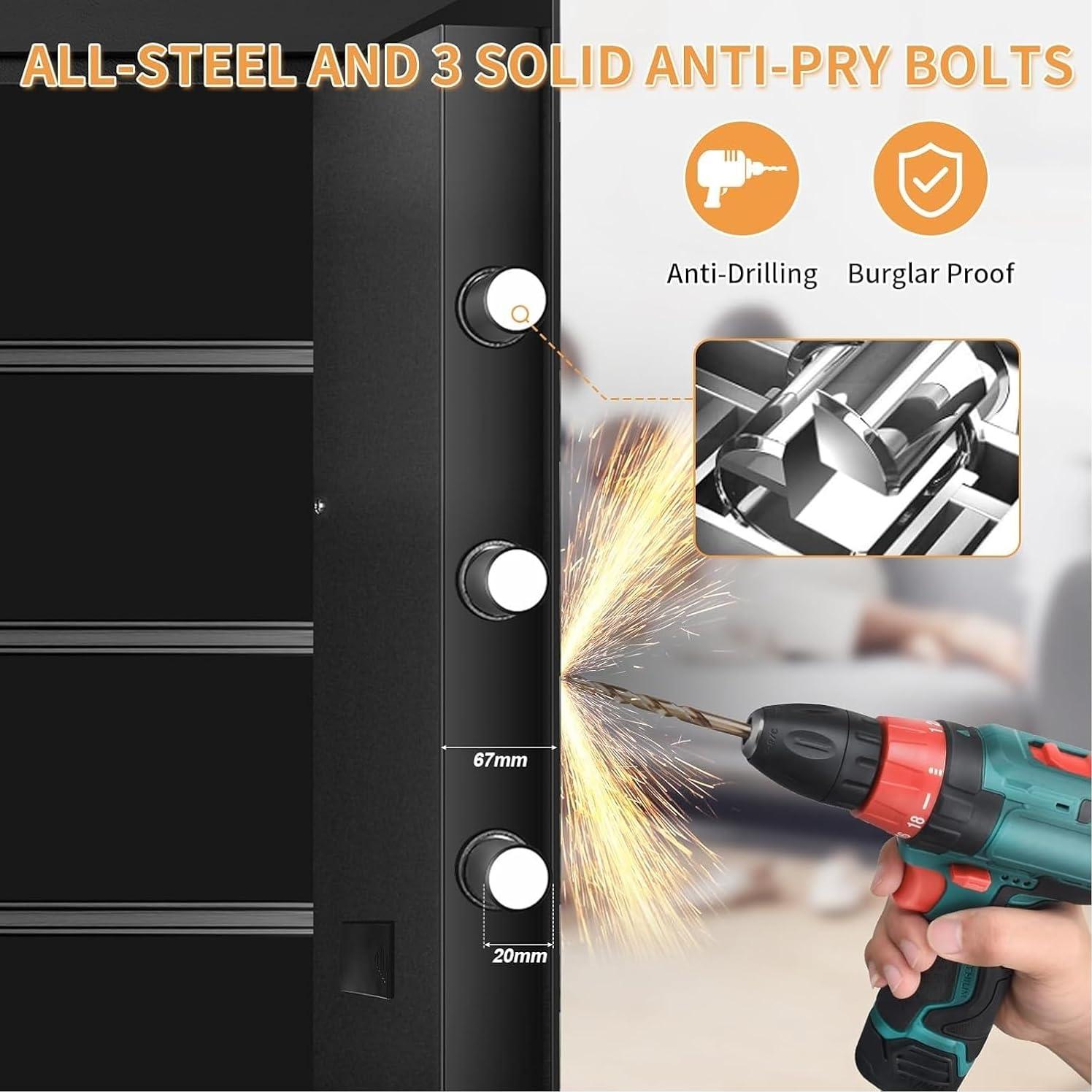 Caja Fuerte TOLEBLID 3 pies cúbicos a Prueba de Fuego y Agua