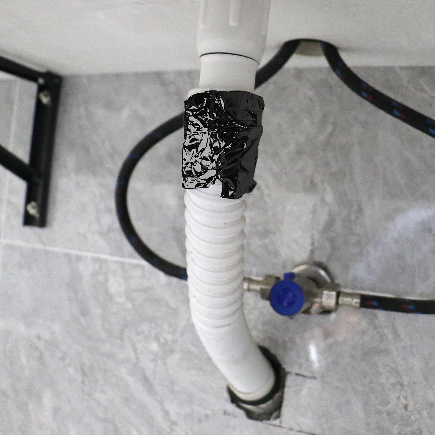 Cinta de Aluminio Negra BOMEI PACK 5 cm x 50 m para HVAC