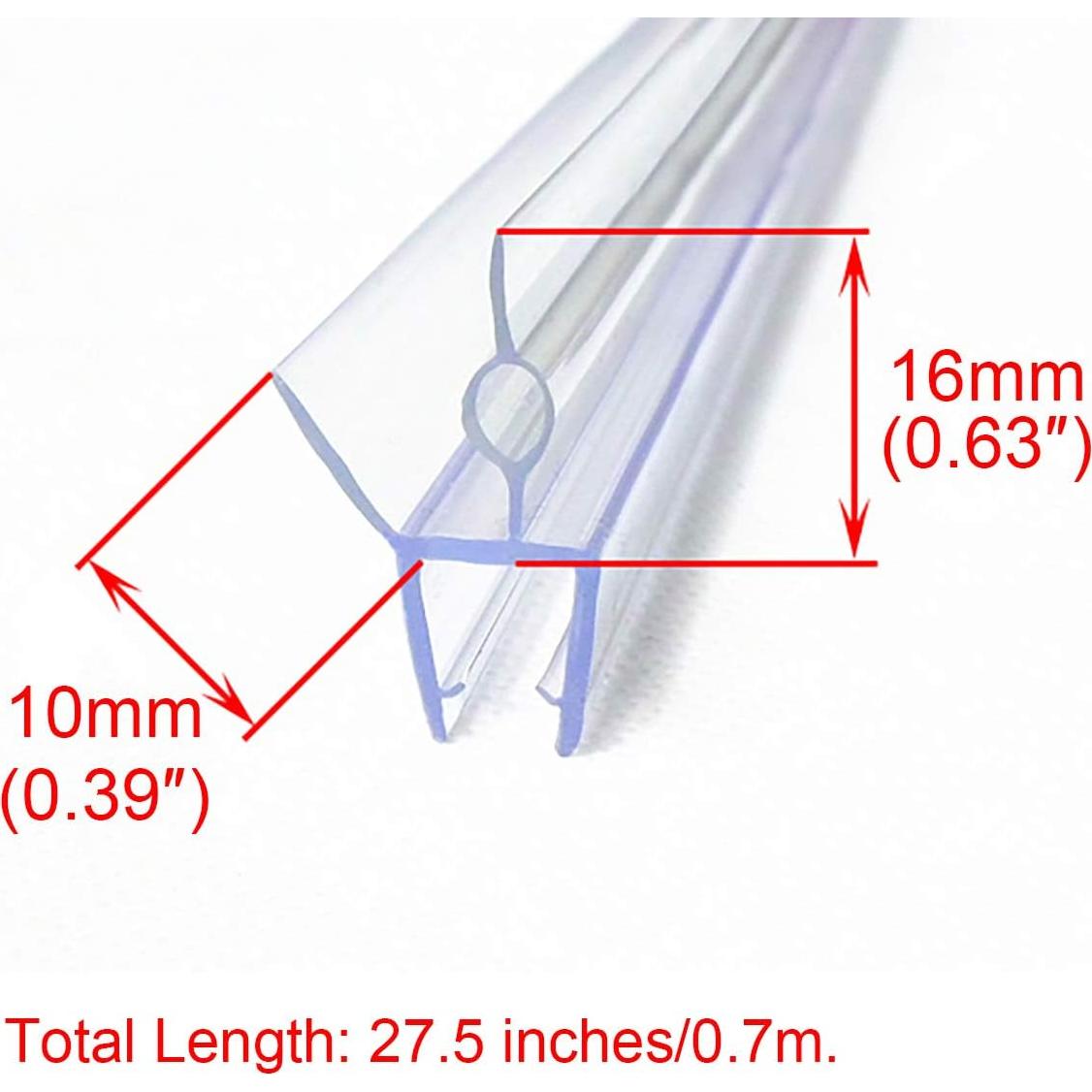 Sello Inferior para Puerta de Ducha Cozylkx 70cm PVC 6mm