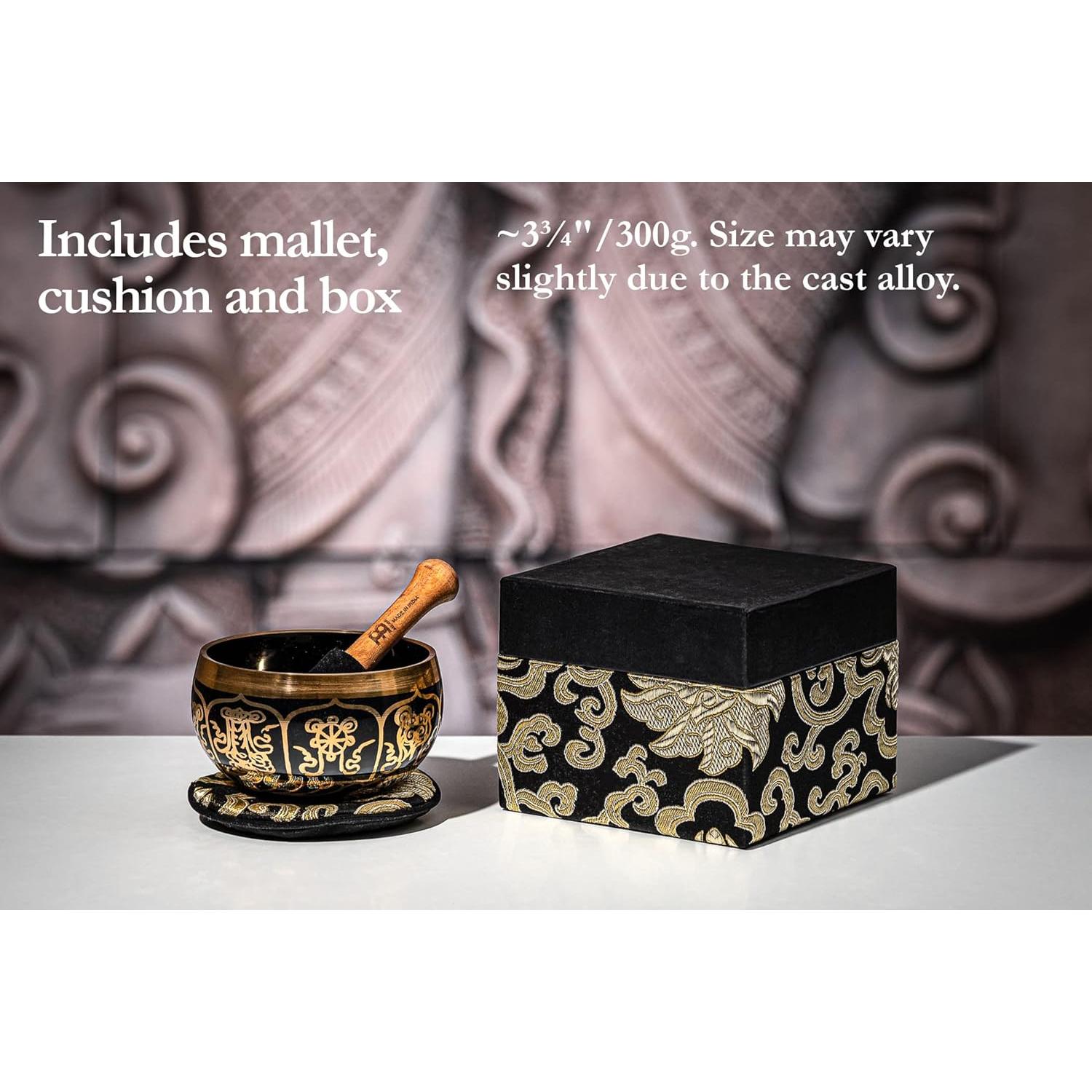 Tazón Cantante Ornamental Meinl 9.4 cm con Martillo y Cojín