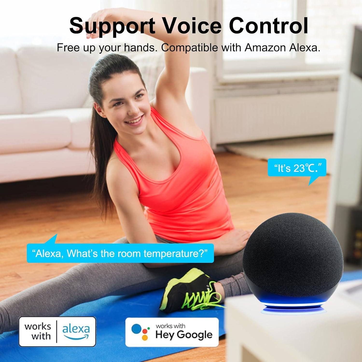 Termómetro Digital Inteligente Zecamin TH02 Pro WiFi con Alertas