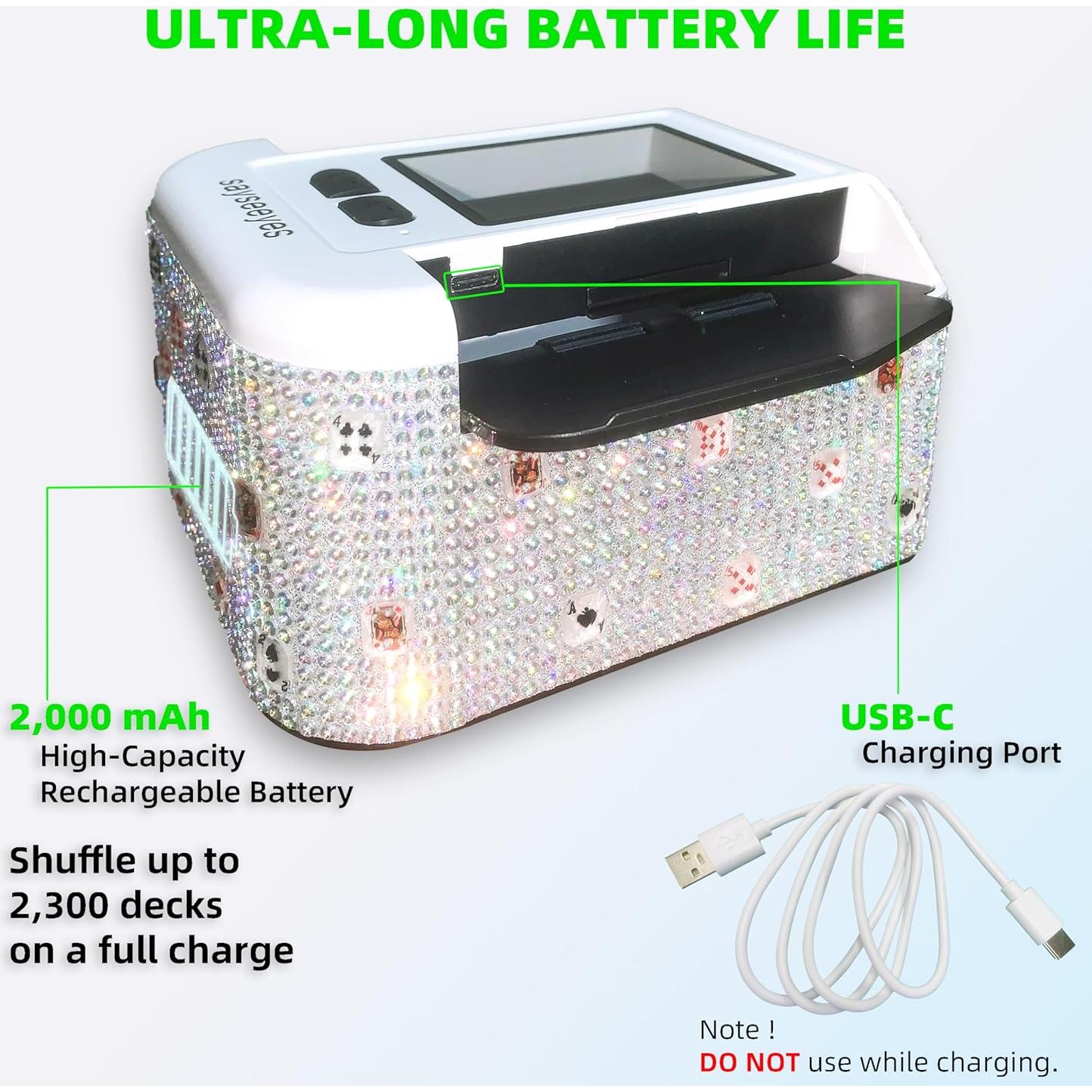 Máquina Barajadora Automática SAYSEEYES JACSMW01 Recargable