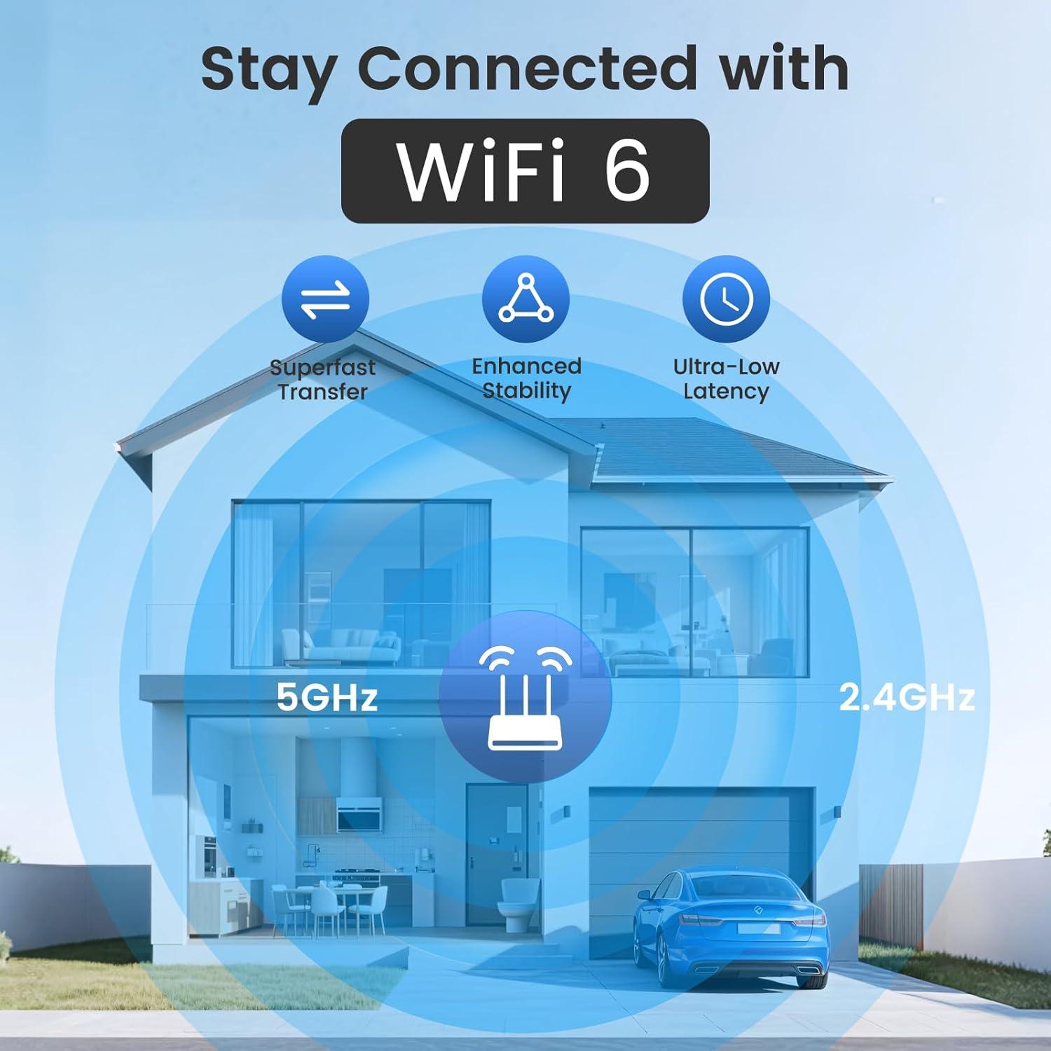 Cámara de Seguridad Inalámbrica Heyall Q9 2.5K 4MP IP65