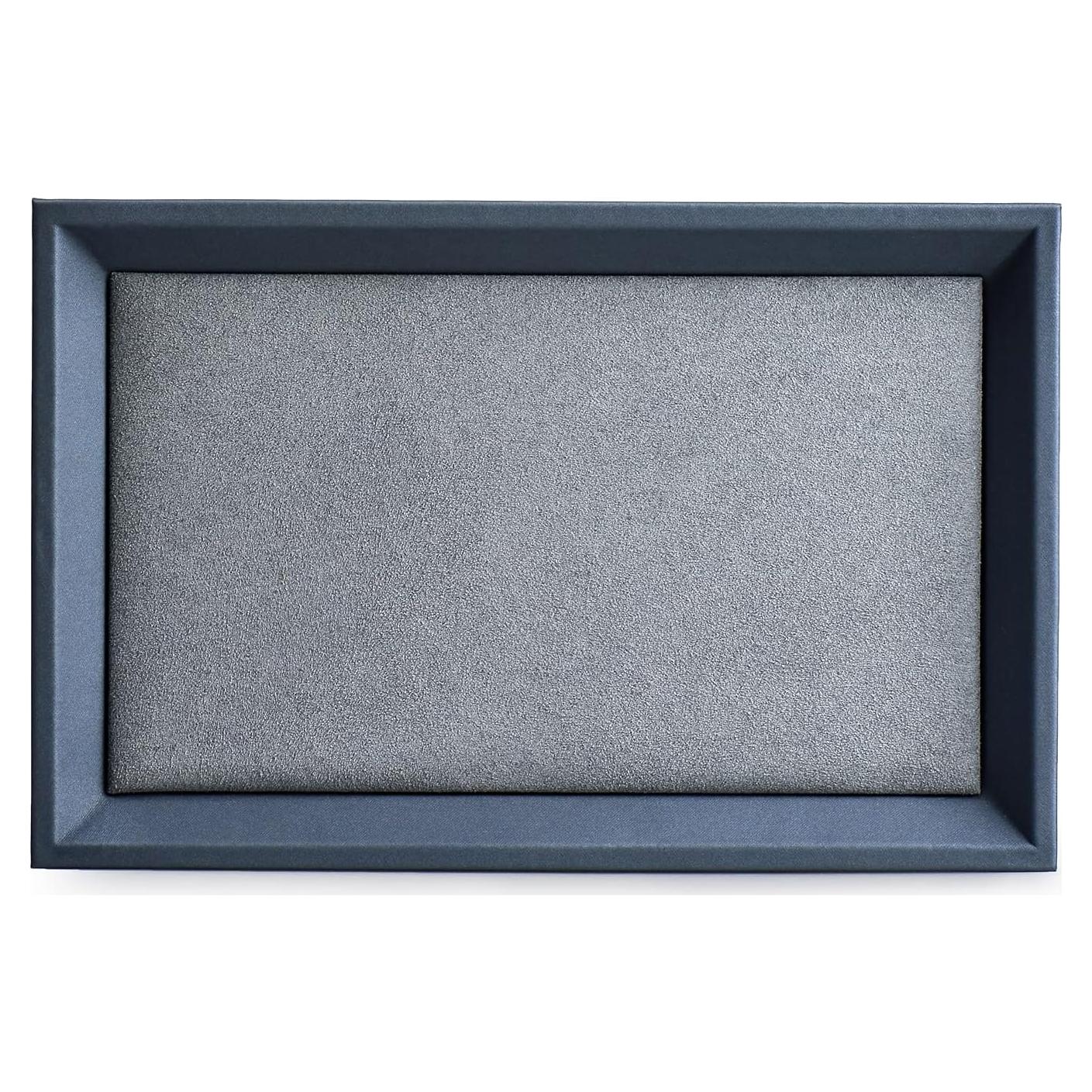 Organizador de Joyería Oirlv de Cuero Premium Pequeño Gris