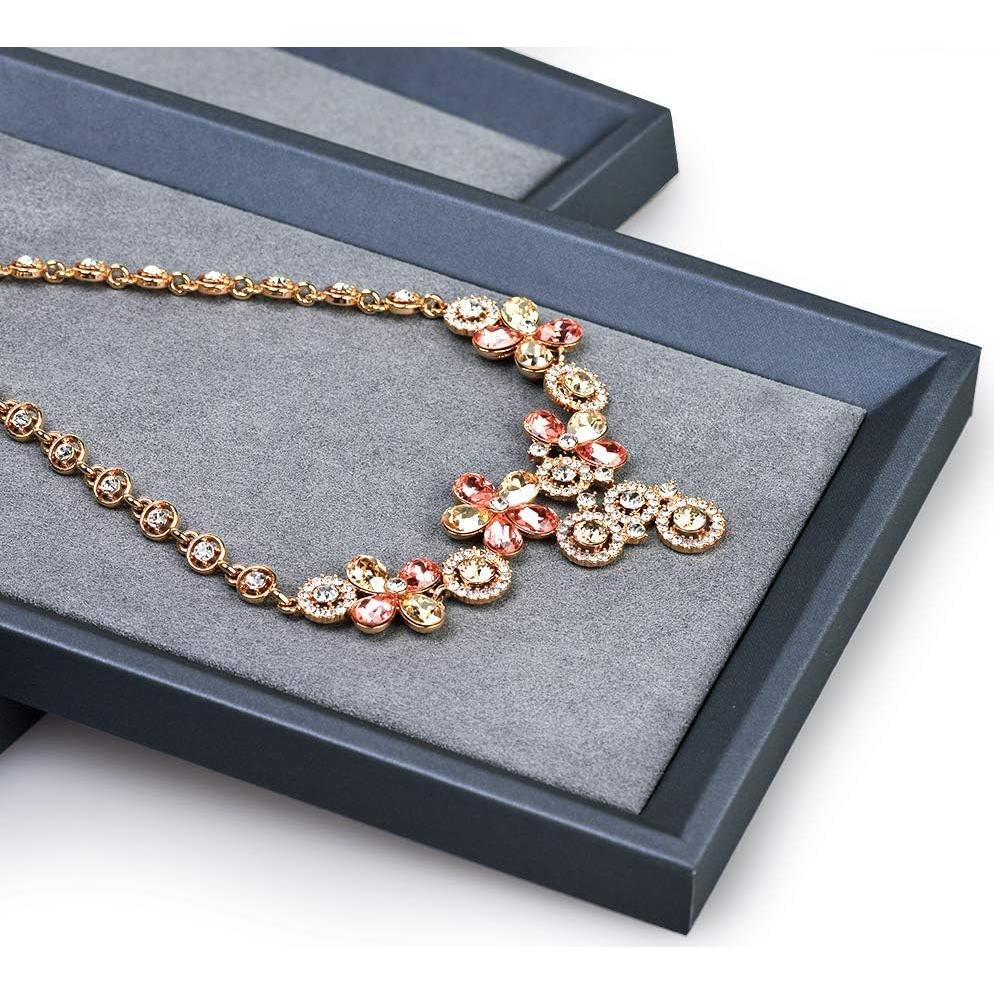 Organizador de Joyería Oirlv de Cuero Premium Pequeño Gris