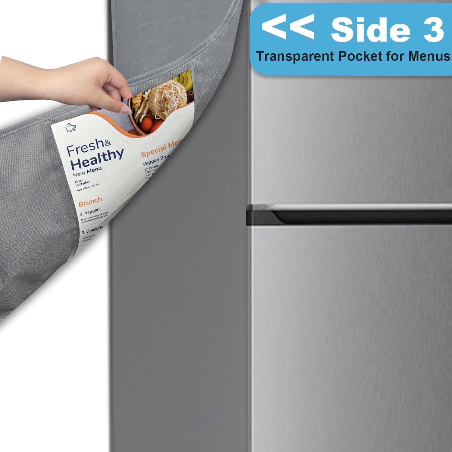 Organizador de Nevera Mini Homyfort 14 Bolsillos Gris