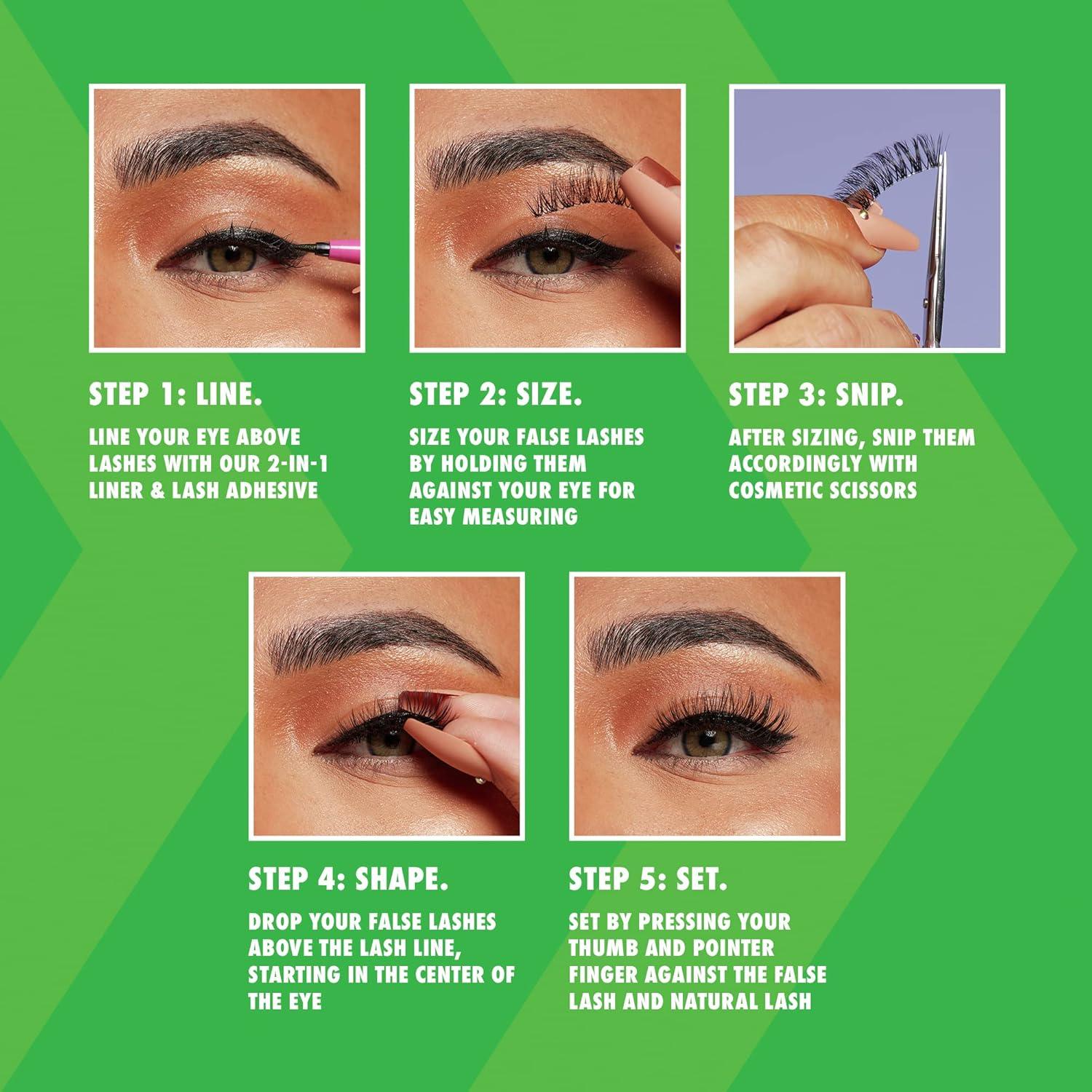 Delineador y Adhesivo para Pestañas NYX Jumbo Lash 2-en-1 - Negro