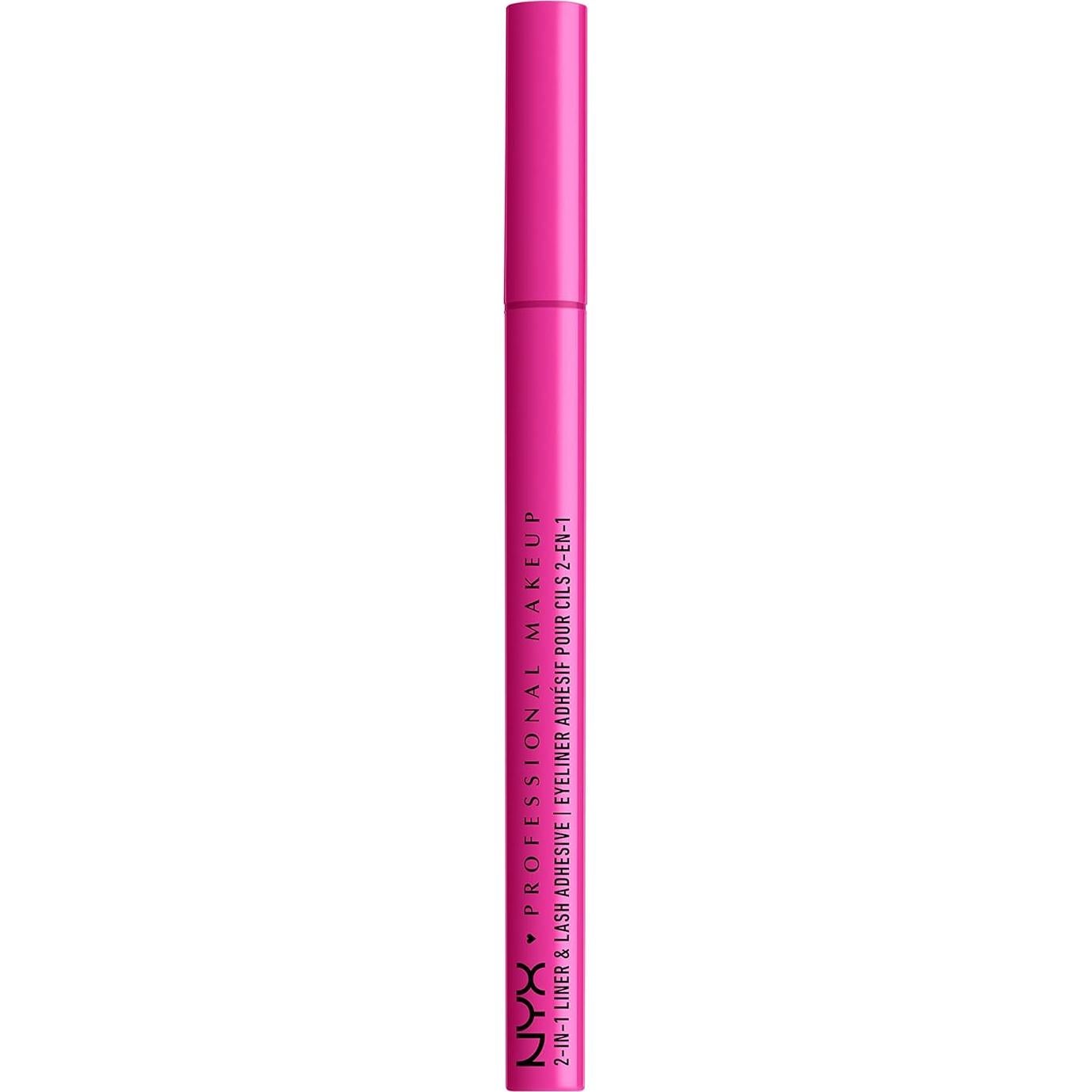 Delineador y Adhesivo para Pestañas NYX Jumbo Lash 2-en-1 - Negro