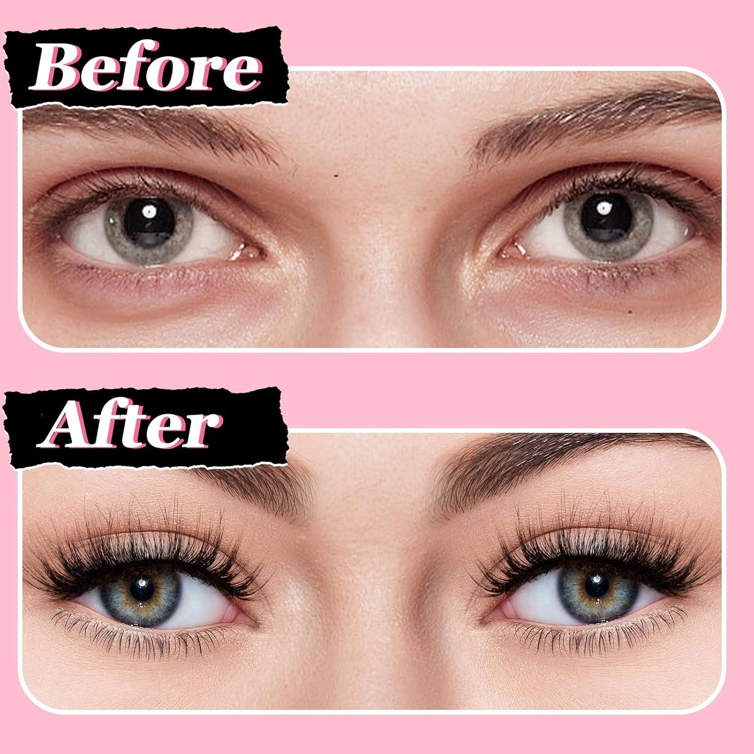 Kit de Pestañas Magnéticas AHET - 10 Pares Reutilizables